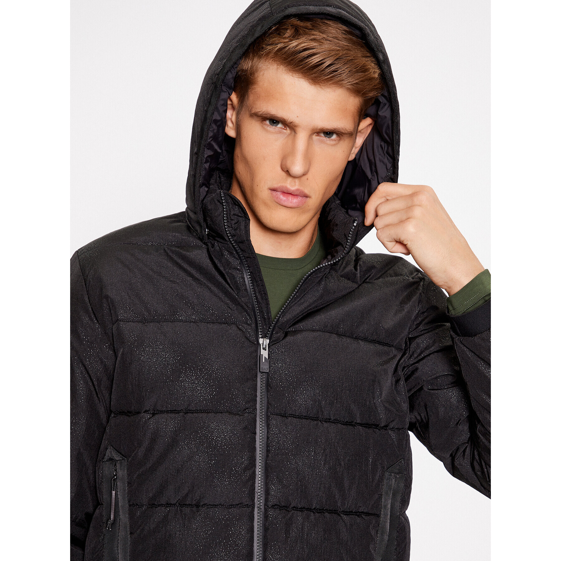 EA7 Emporio Armani Vatovaná bunda 6RPB11 PNEFZ 1200 Černá Regular Fit - Pepit.cz