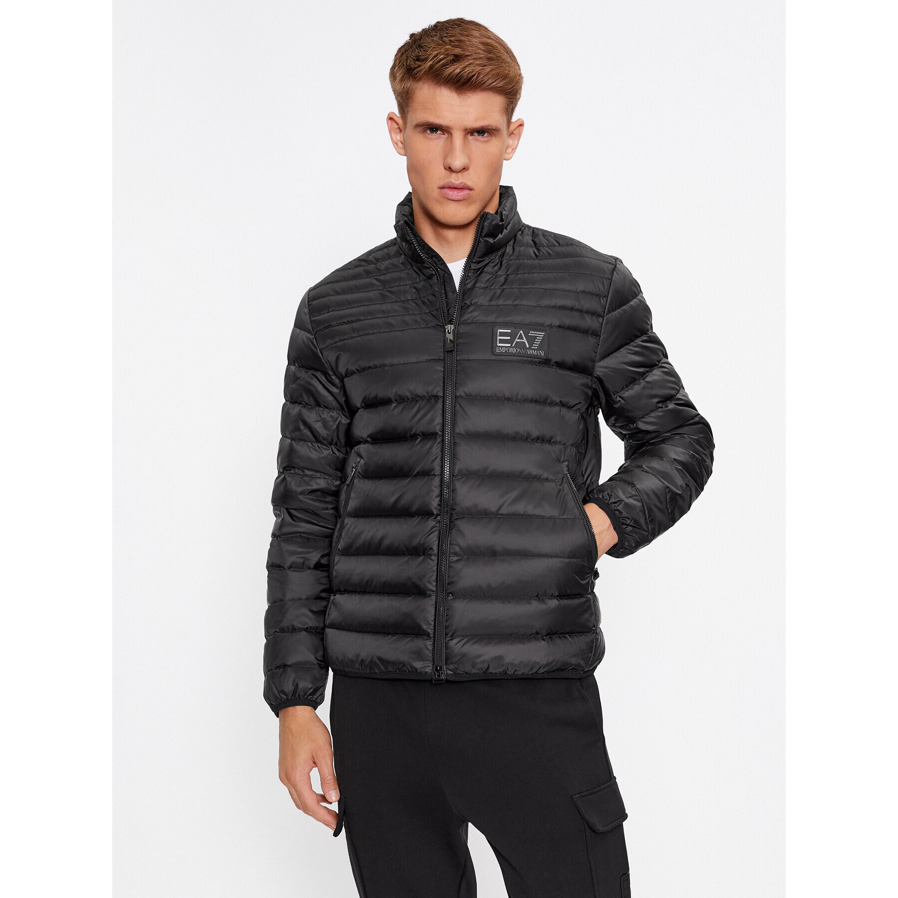 EA7 Emporio Armani Vatovaná bunda 6RPB14 PN5ZZ 1200 Černá Regular Fit - Pepit.cz