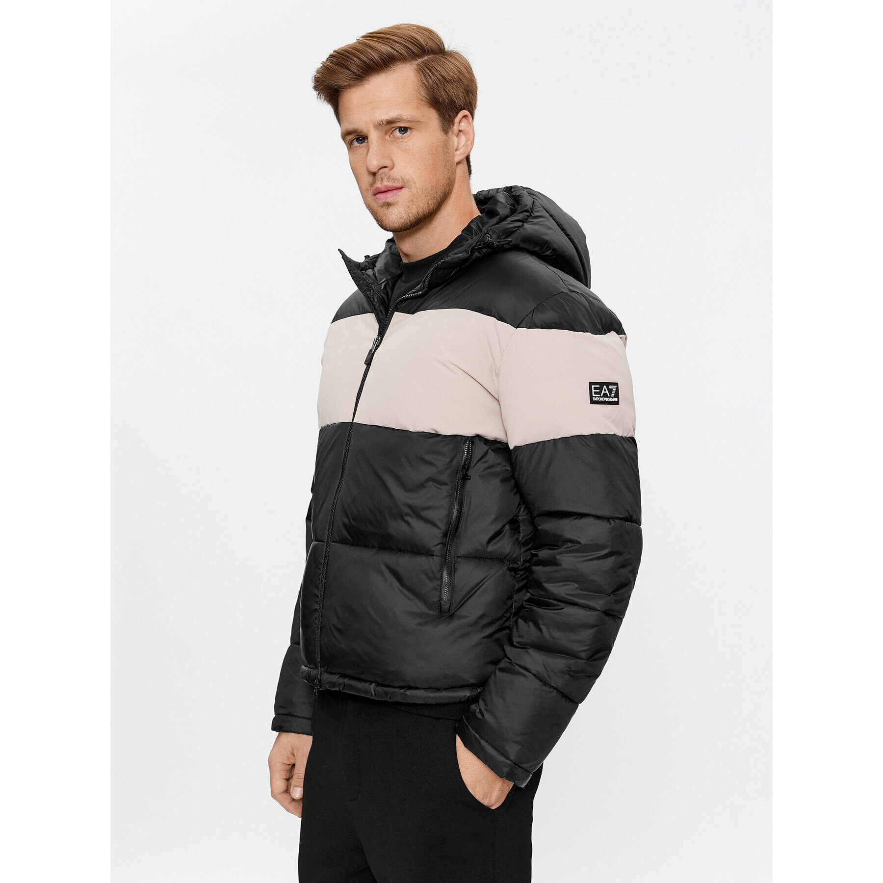 EA7 Emporio Armani Vatovaná bunda 6RPB41 PNEOZ 1200 Černá Regular Fit - Pepit.cz