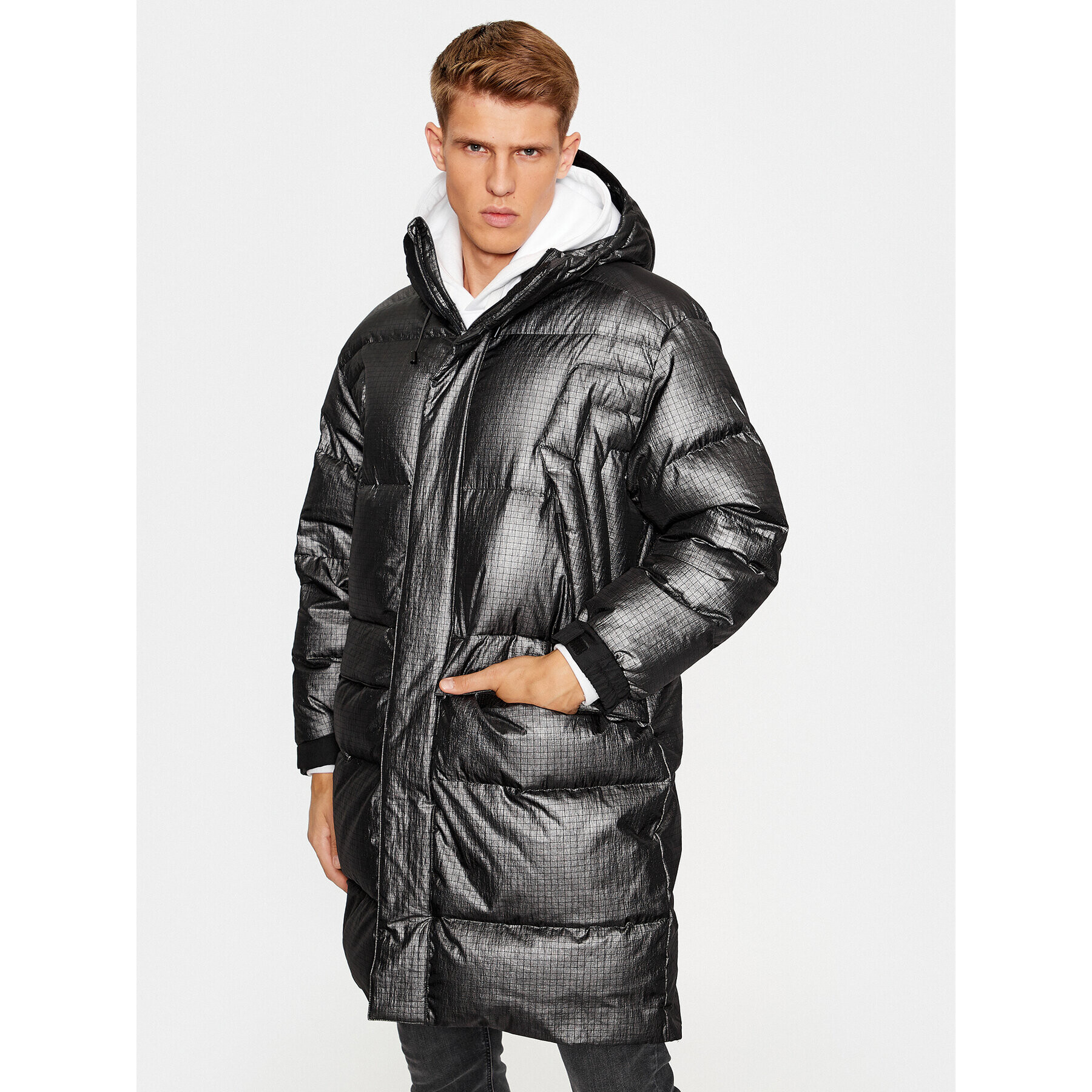 EA7 Emporio Armani Vatovaná bunda 6RPK05 PNEHZ 1200 Černá Regular Fit - Pepit.cz