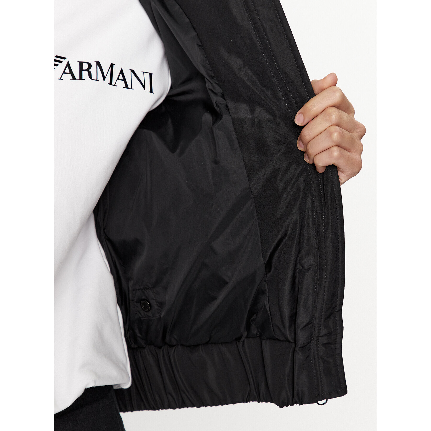 EA7 Emporio Armani Vatovaná bunda 6RTB02 TN8AZ 1200 Černá Regular Fit - Pepit.cz