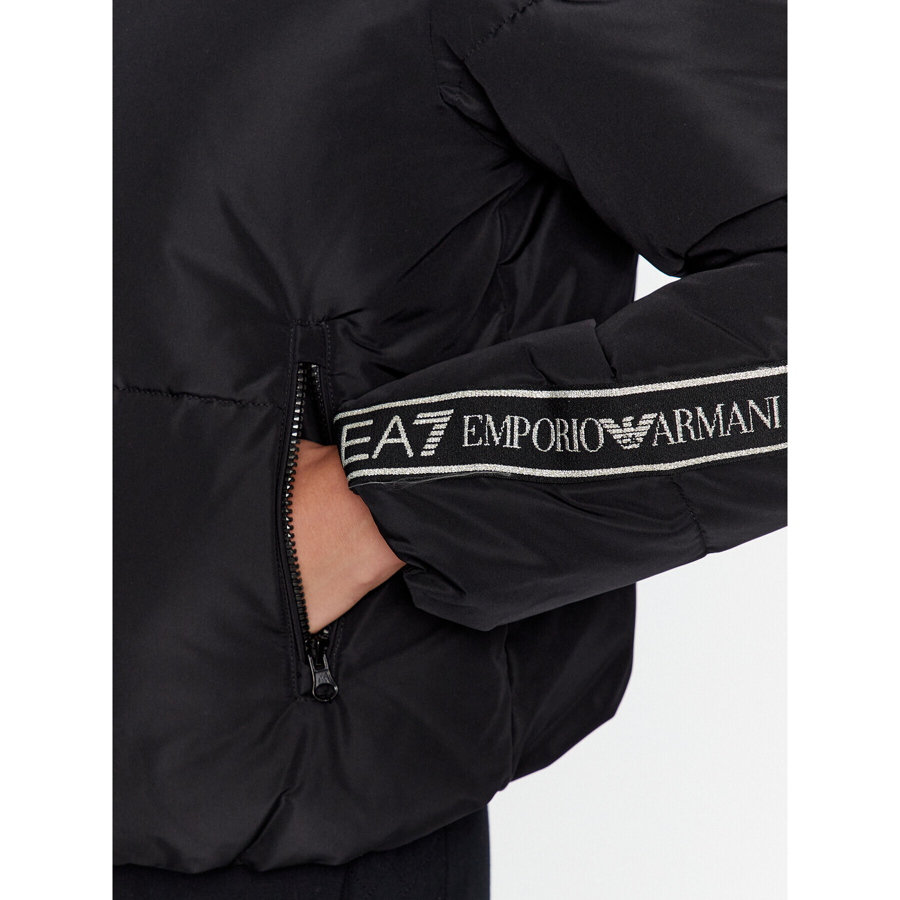 EA7 Emporio Armani Vatovaná bunda 6RTB25 TN8AZ 1200 Černá Regular Fit - Pepit.cz