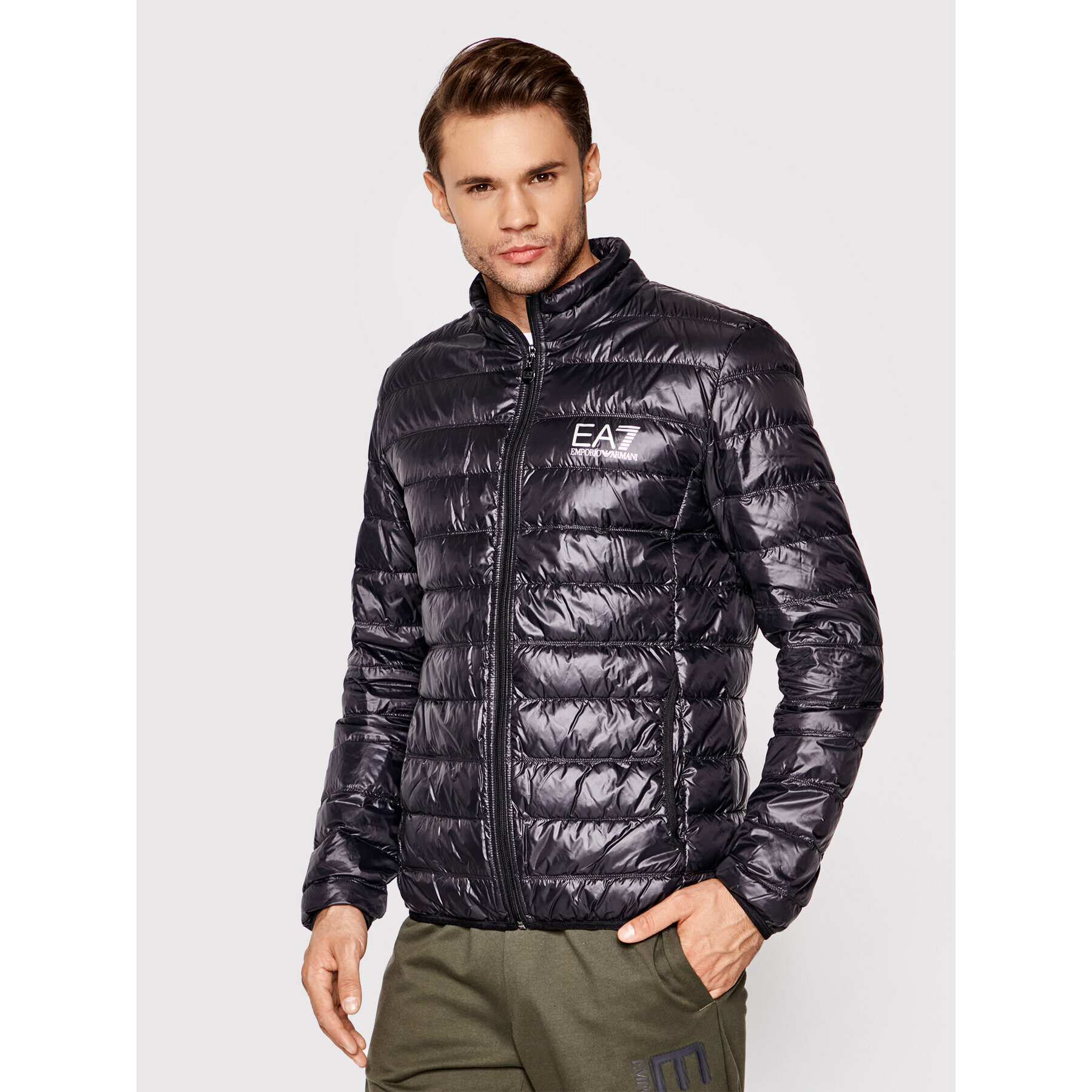 EA7 Emporio Armani Vatovaná bunda 8NPB01 PN29Z 1200 Černá Regular Fit - Pepit.cz