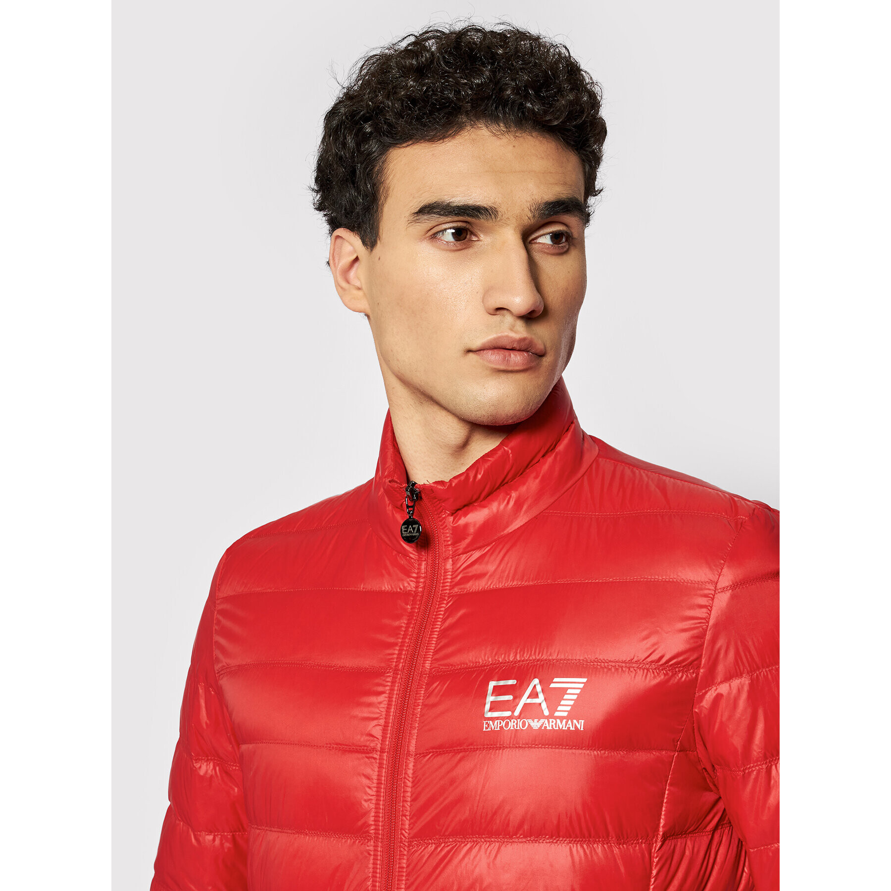 EA7 Emporio Armani Vatovaná bunda 8NPB01 PN29Z 1451 Červená Regular Fit - Pepit.cz