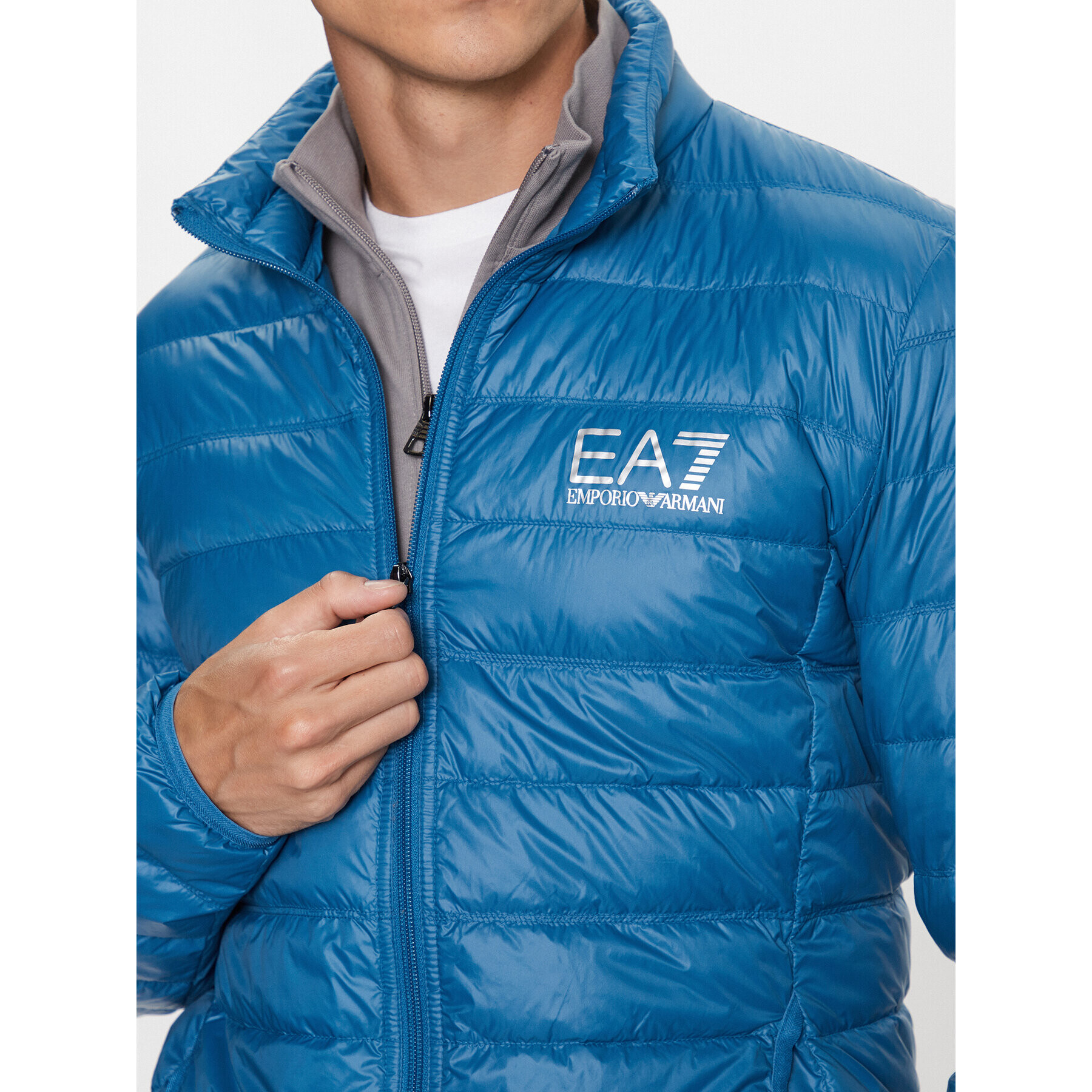 EA7 Emporio Armani Vatovaná bunda 8NPB01 PN29Z 1584 Modrá Regular Fit - Pepit.cz