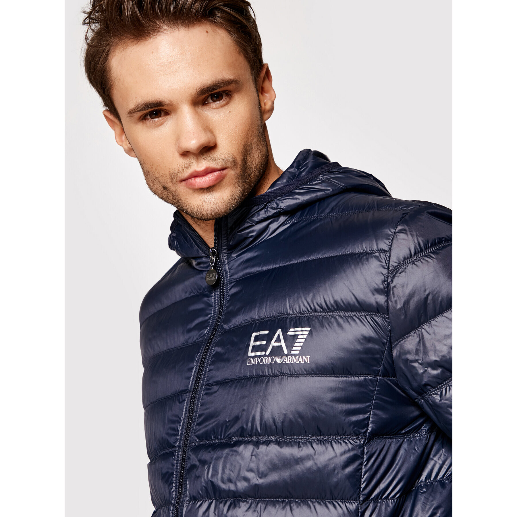 EA7 Emporio Armani Vatovaná bunda 8NPB02 PN29Z 1578 Tmavomodrá Regular Fit - Pepit.cz