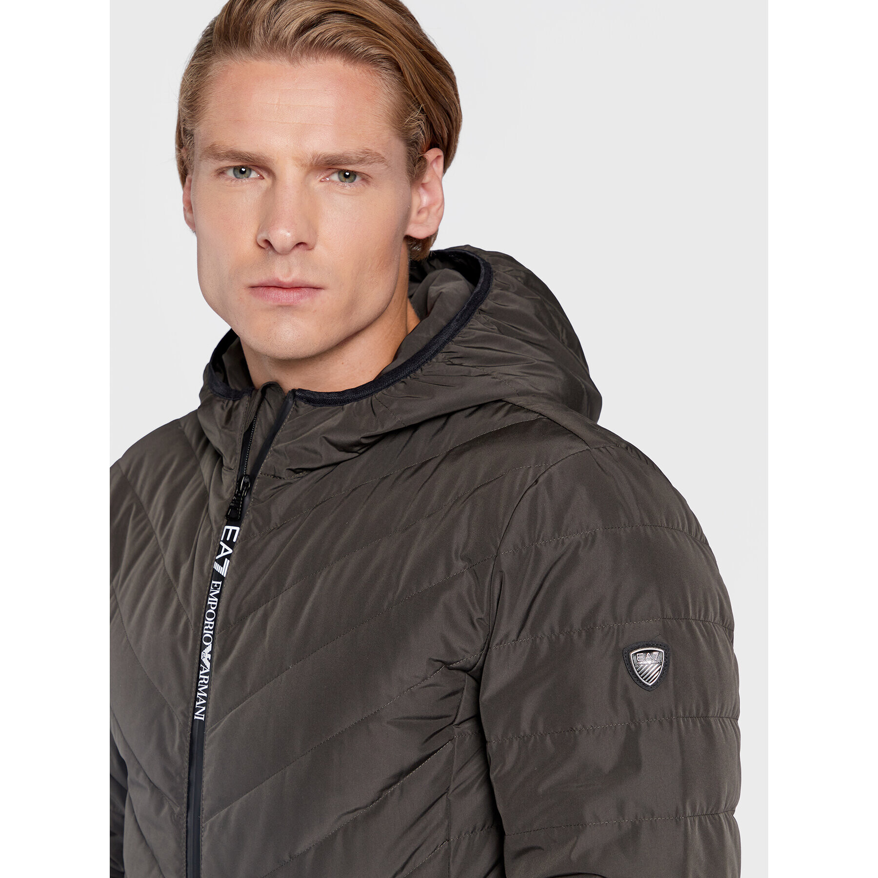 EA7 Emporio Armani Vatovaná bunda 8NPB07 PNE1Z 1866 Zelená Regular Fit - Pepit.cz