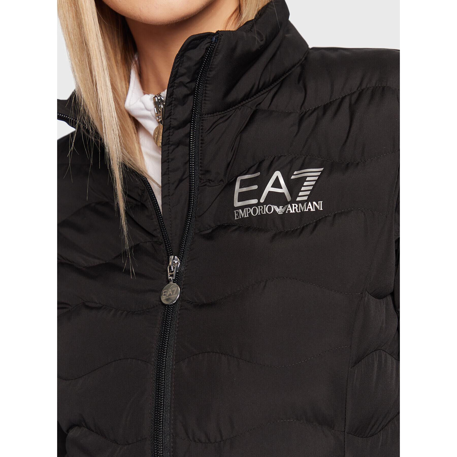 EA7 Emporio Armani Vatovaná bunda 8NTB21 TNF8Z 1200 Černá Regular Fit - Pepit.cz