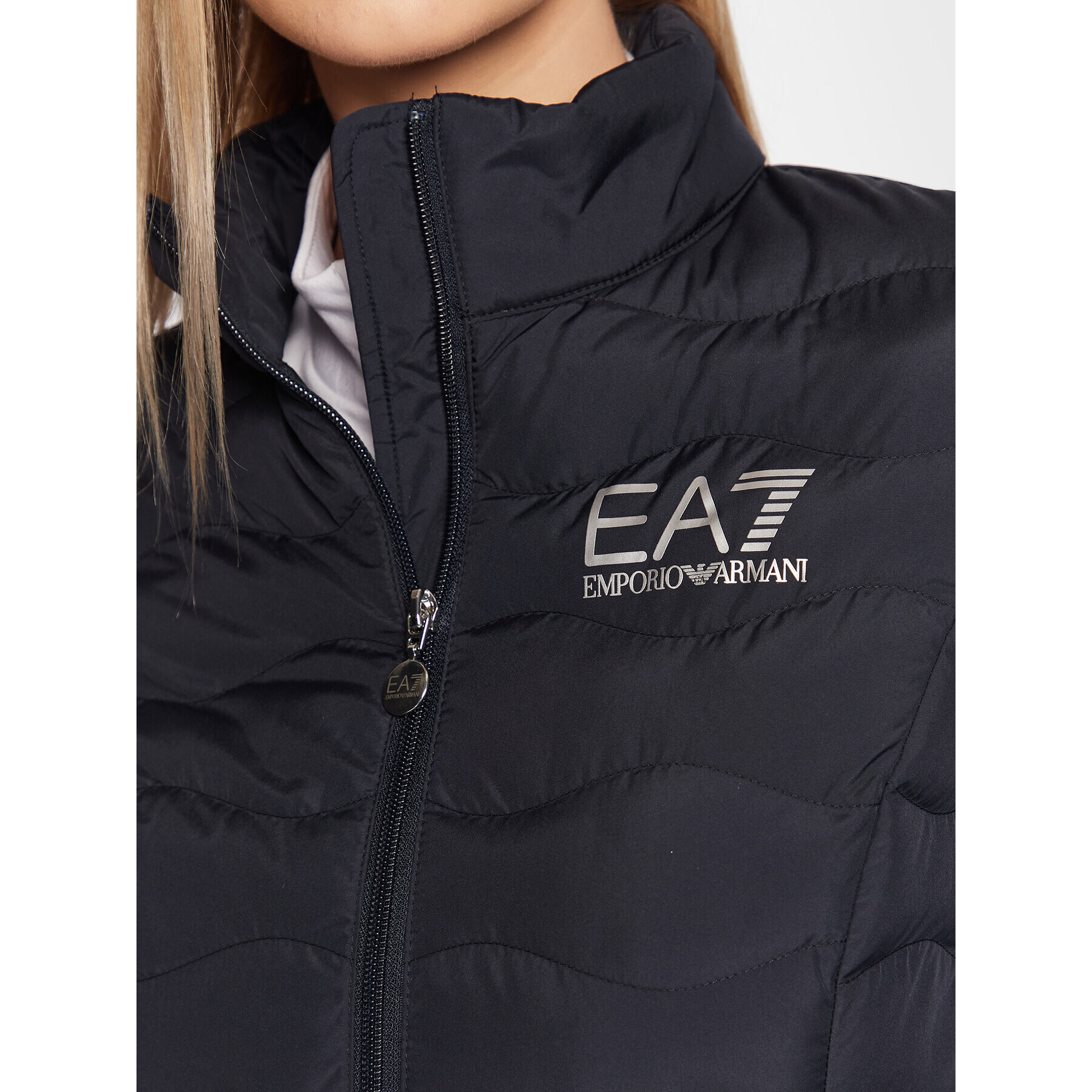 EA7 Emporio Armani Vatovaná bunda 8NTB21 TNF8Z 1554 Tmavomodrá Regular Fit - Pepit.cz