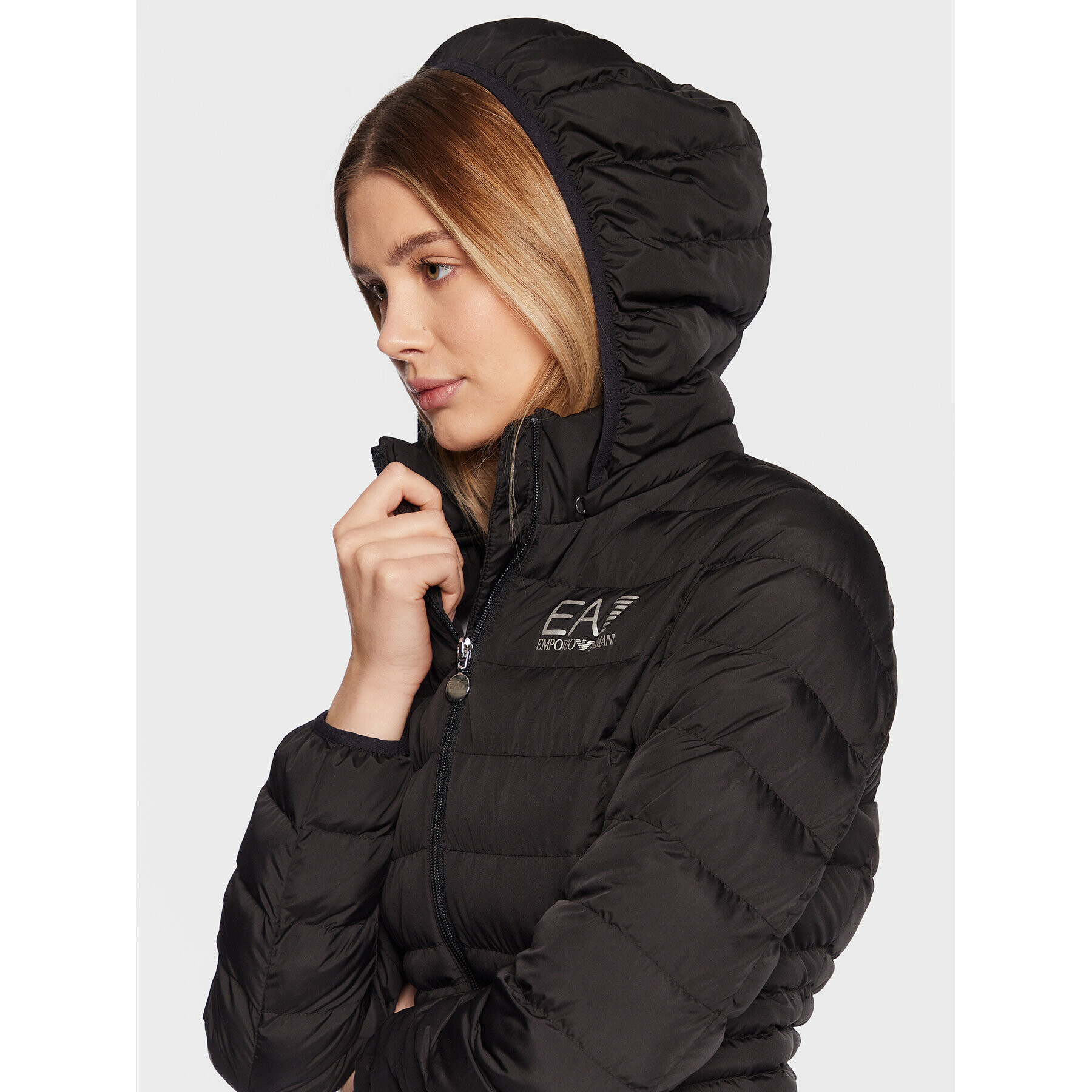 EA7 Emporio Armani Vatovaná bunda 8NTB23 TNF8Z 1200 Černá Regular Fit - Pepit.cz