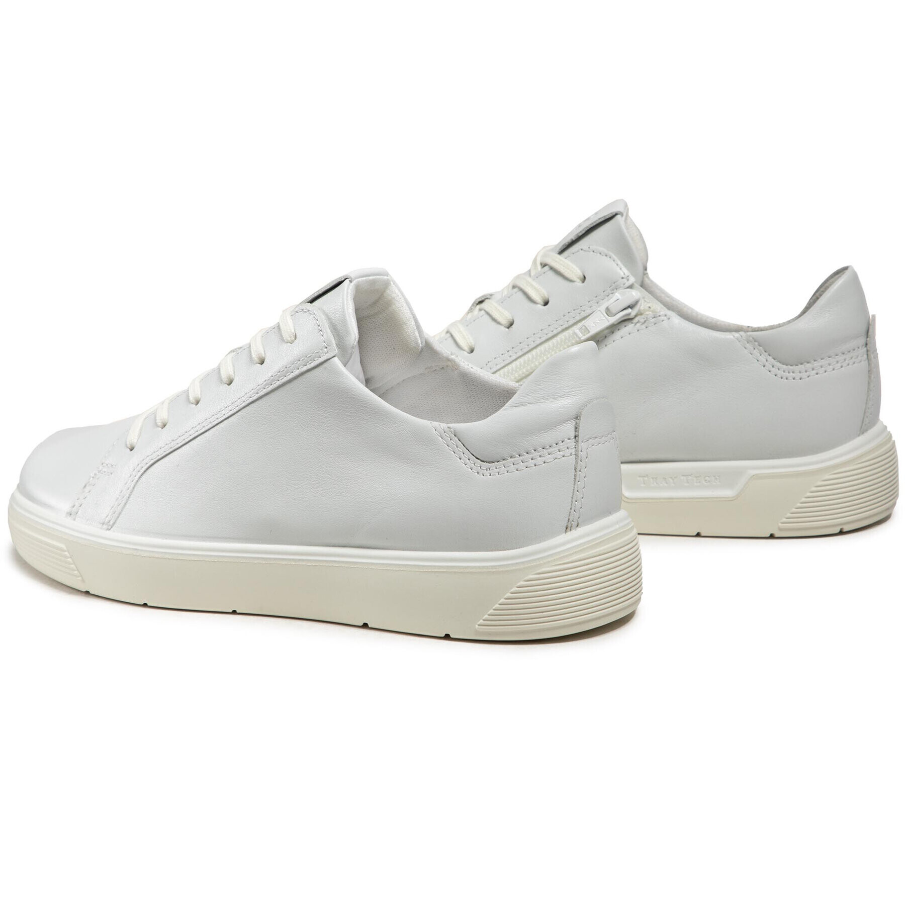 ECCO Sneakersy Street Tray K 70523301007 Bílá - Pepit.cz