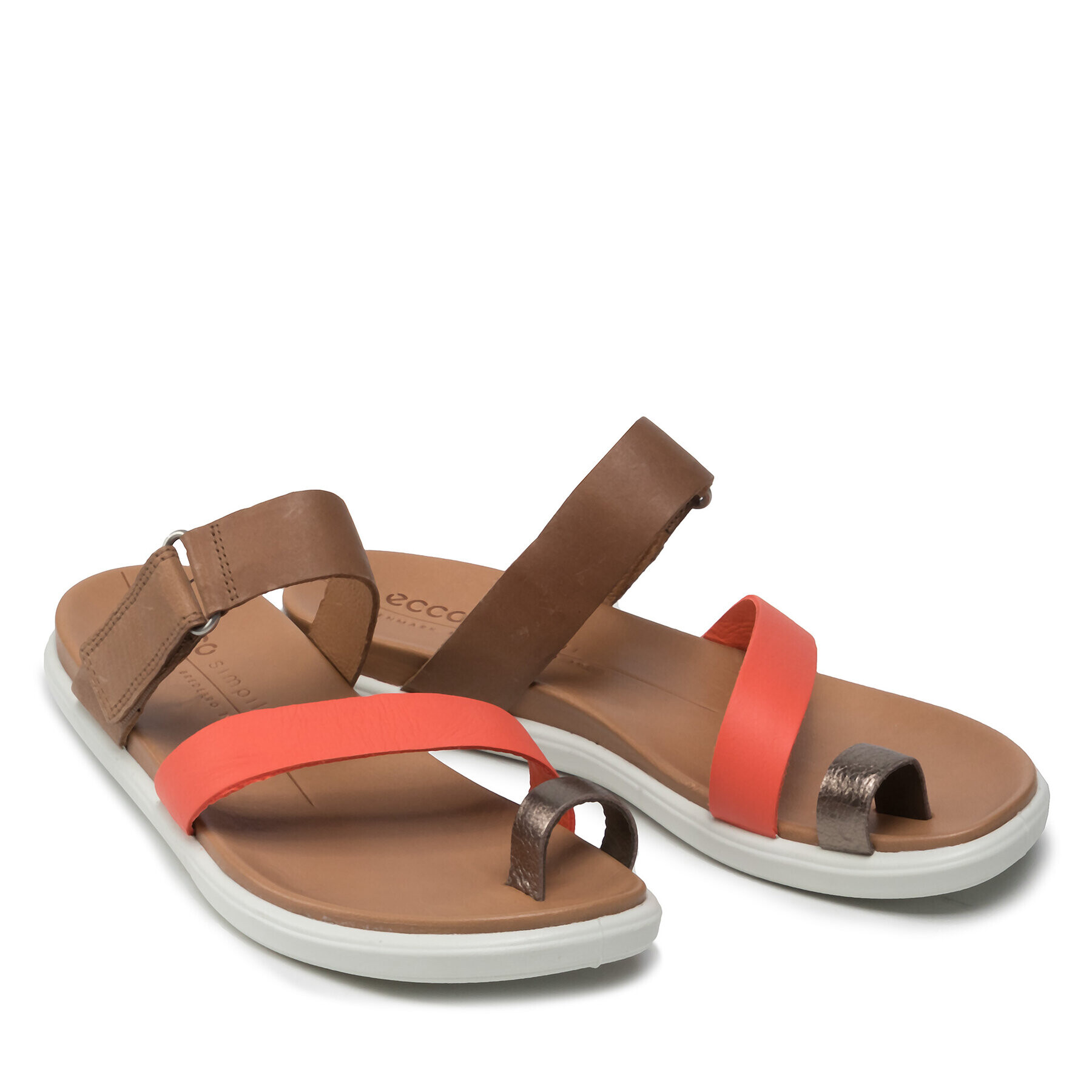 ECCO Žabky Simpil Sandal 20920360109 Hnědá - Pepit.cz