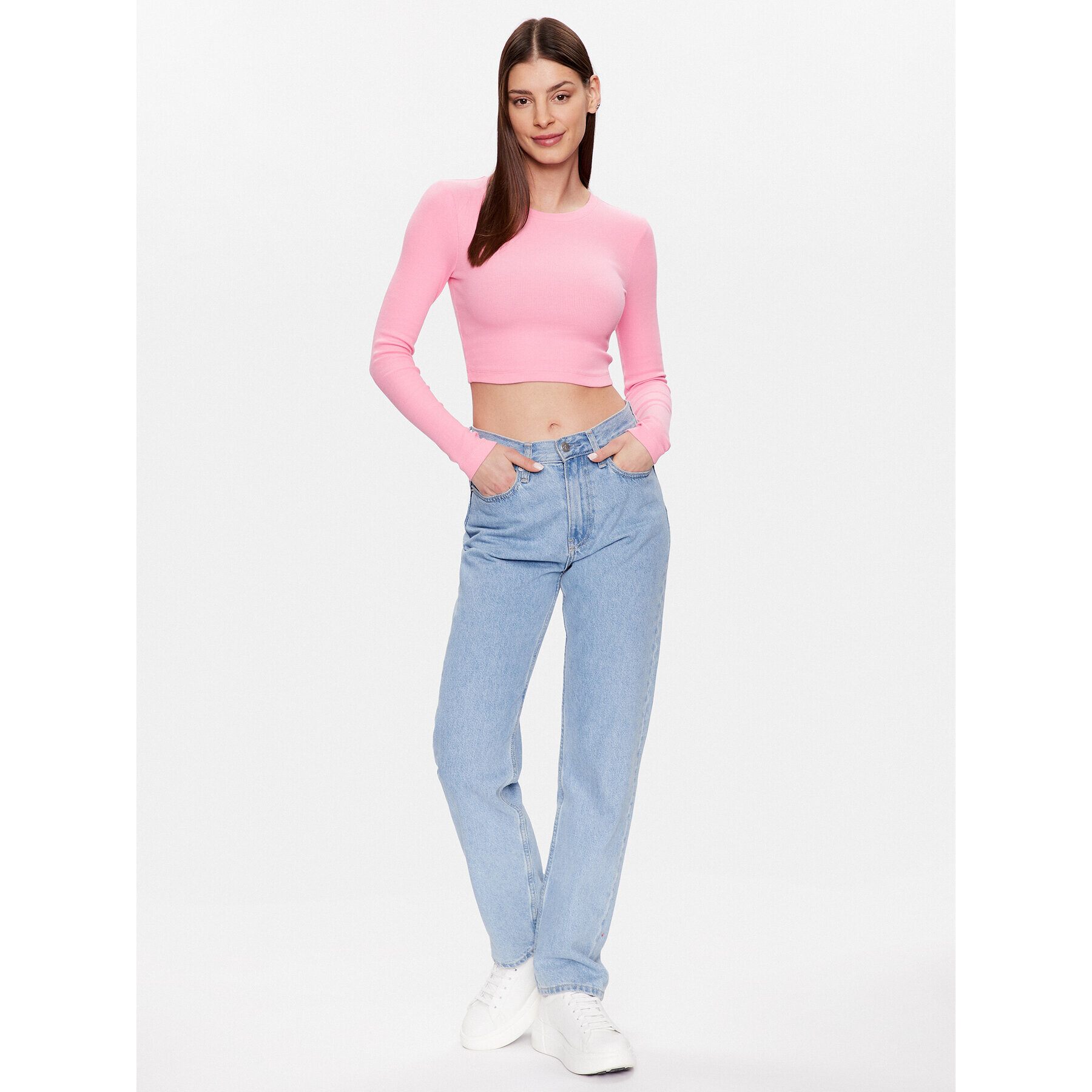 Edited Top EDT5954007 Růžová Fitted Fit - Pepit.cz