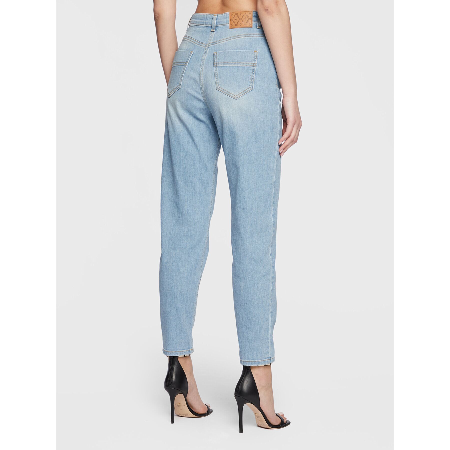 Elisabetta Franchi Jeansy PJ-96D-31E2-V350 Modrá Regular Fit - Pepit.cz