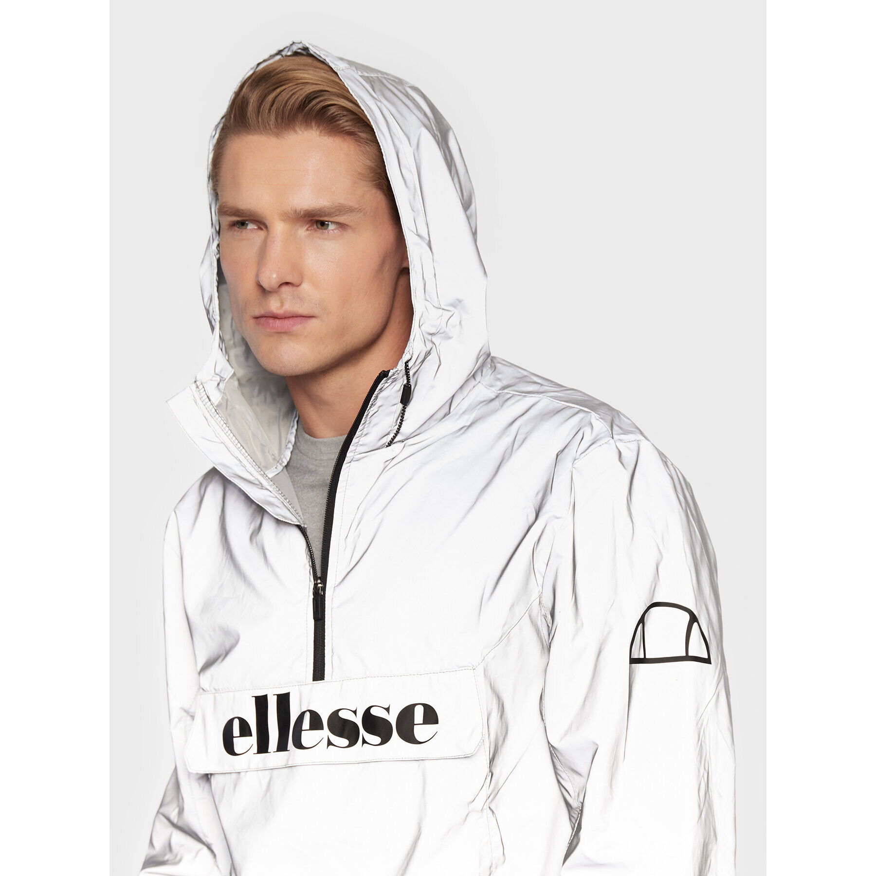 Ellesse Bunda anorak Acera SXG09906 Šedá Regular Fit - Pepit.cz