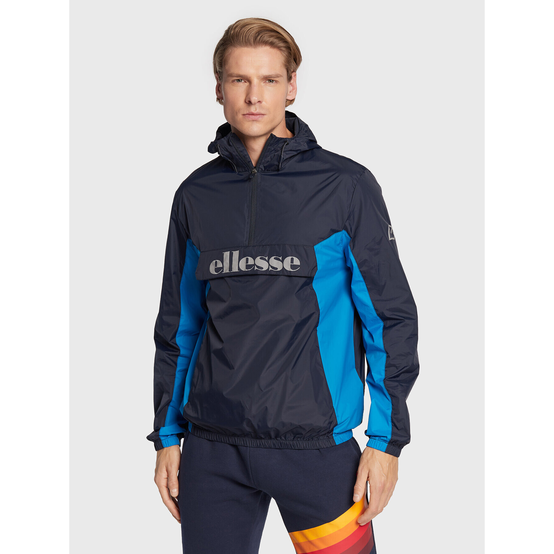 Ellesse Bunda anorak Aceras SHK13435 Tmavomodrá Regular Fit - Pepit.cz