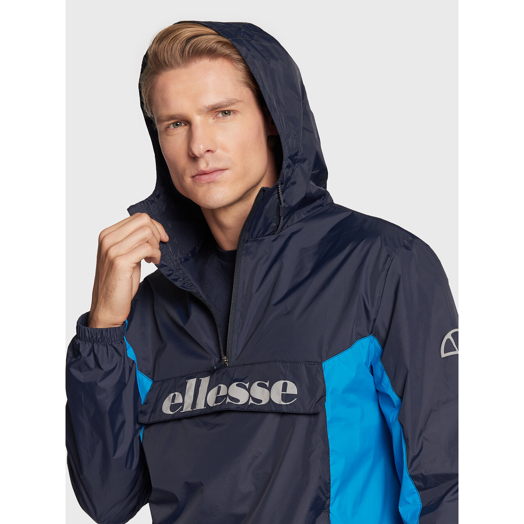 Ellesse Bunda anorak Aceras SHK13435 Tmavomodrá Regular Fit - Pepit.cz