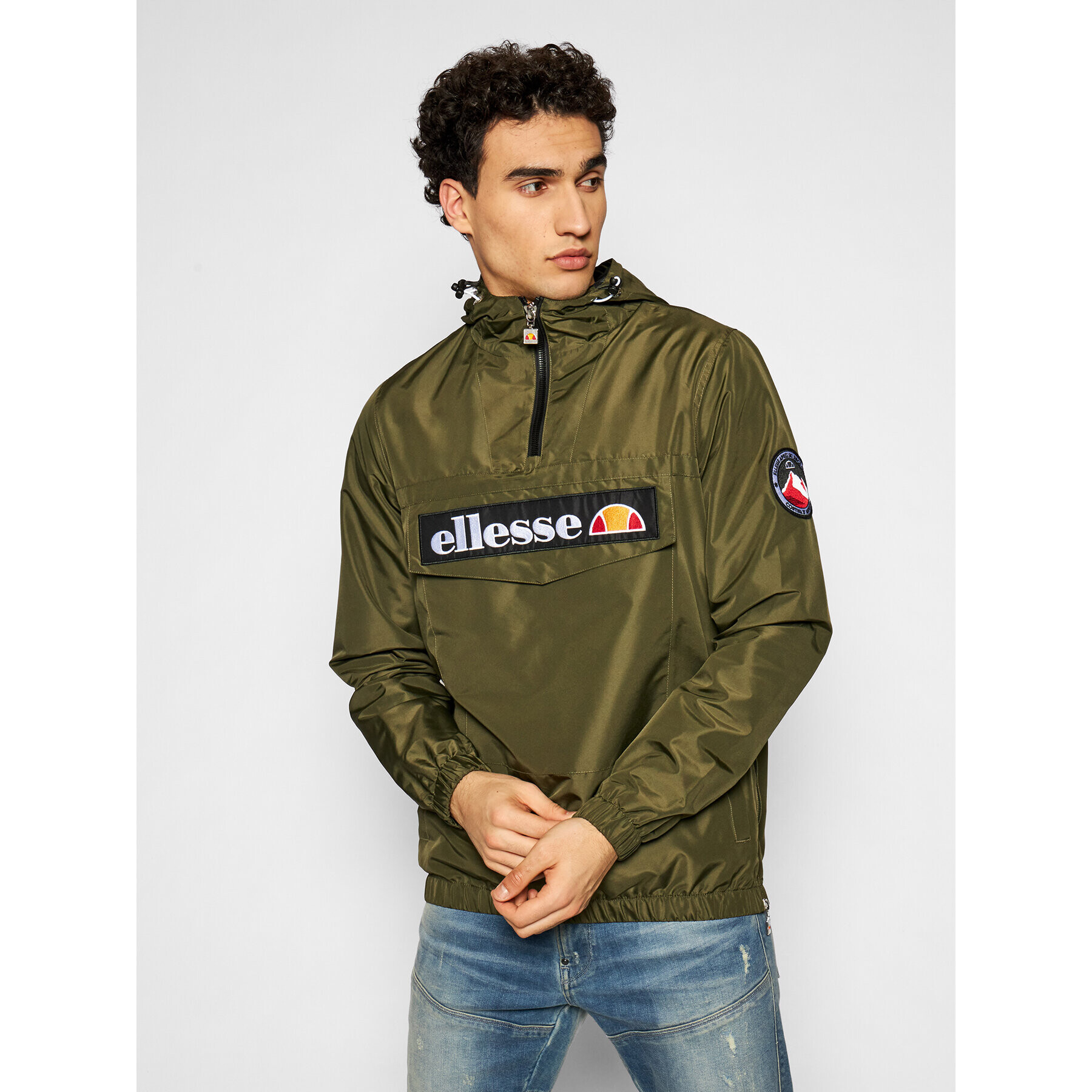 Ellesse Bunda anorak Mont 2 SHS06040 Zelená Regular Fit - Pepit.cz