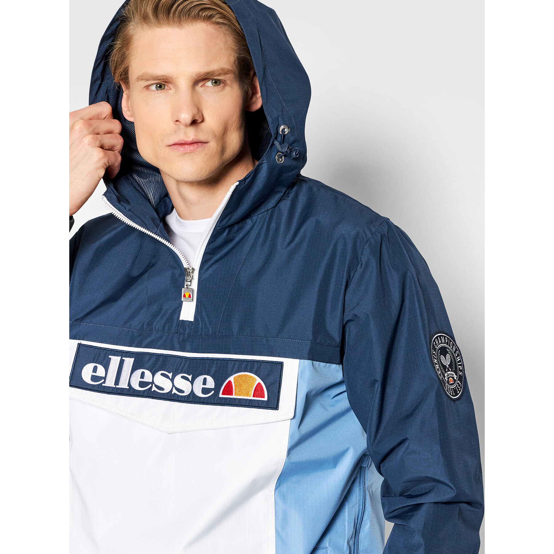 Ellesse Bunda anorak Orologio SHM14228 Tmavomodrá Regular Fit - Pepit.cz