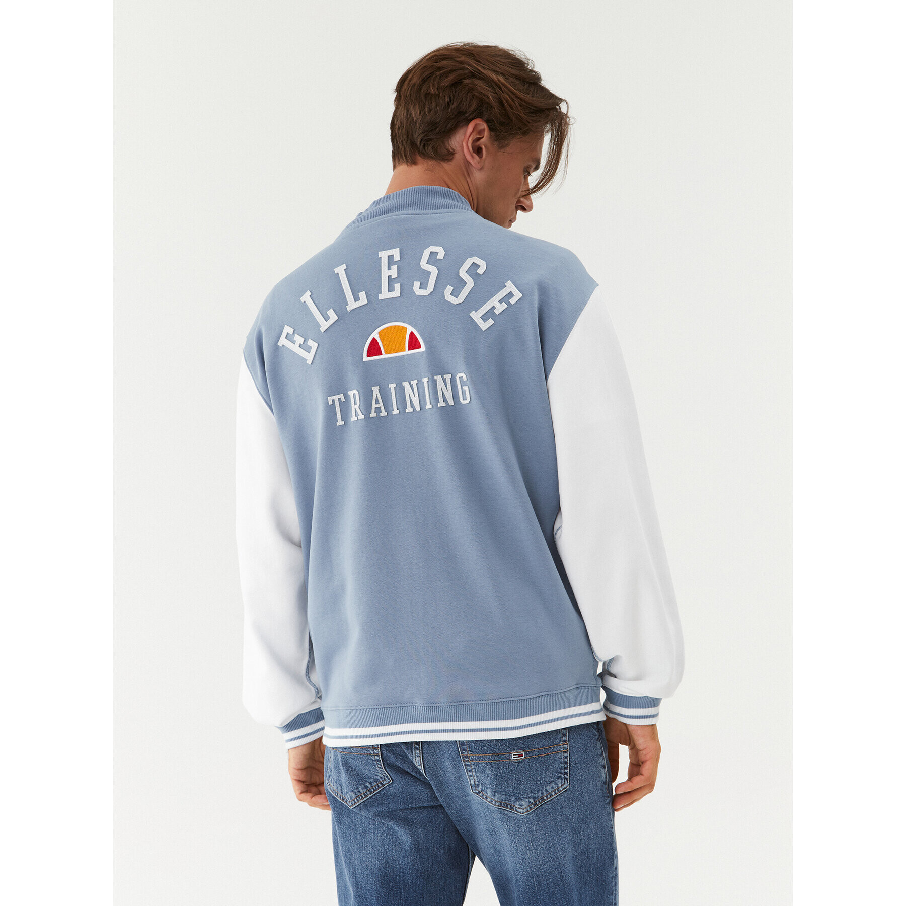 Ellesse Bunda bomber Georgetown SHN15264 Modrá Regular Fit - Pepit.cz