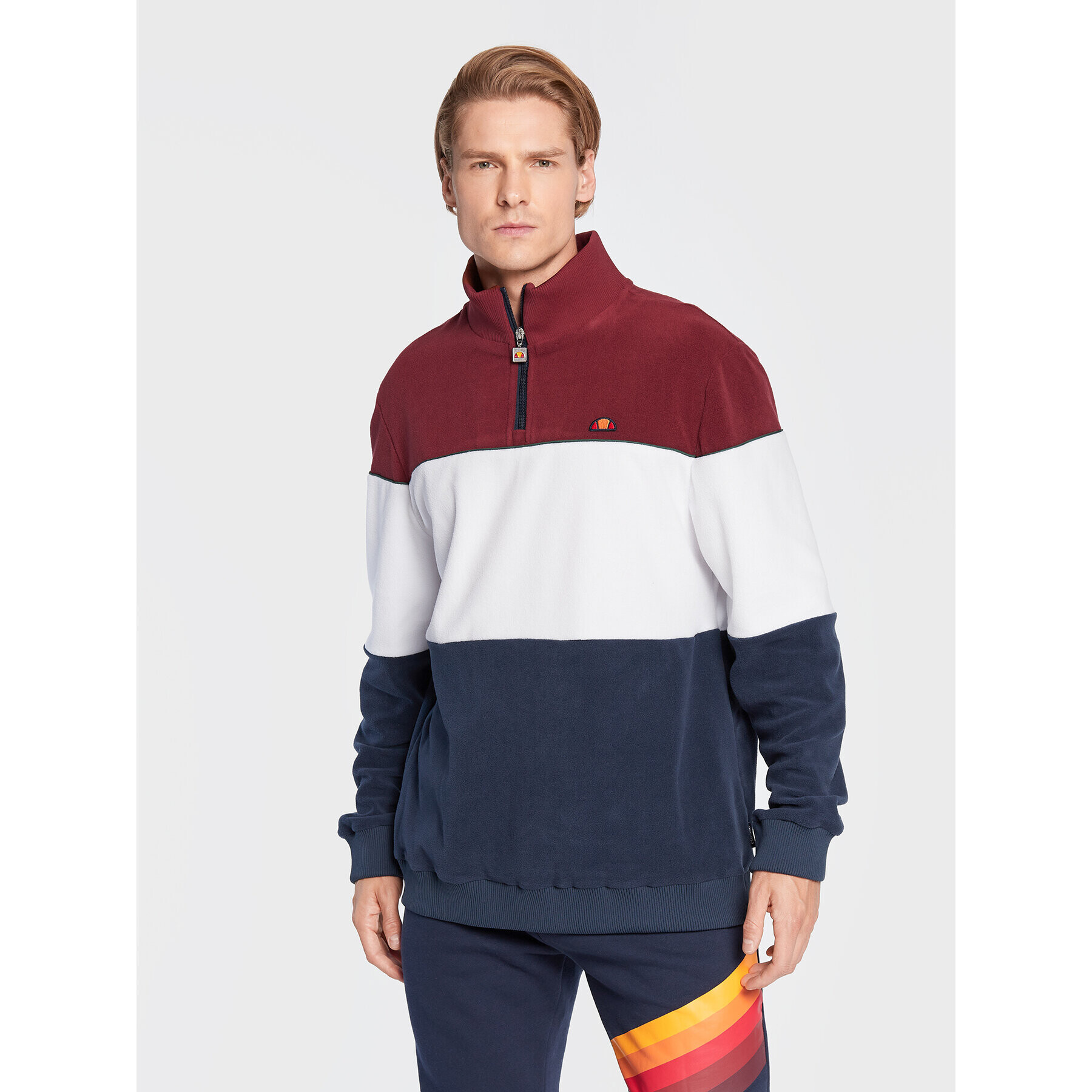 Ellesse Fleecová mikina Monali SHP16696 Barevná Regular Fit - Pepit.cz