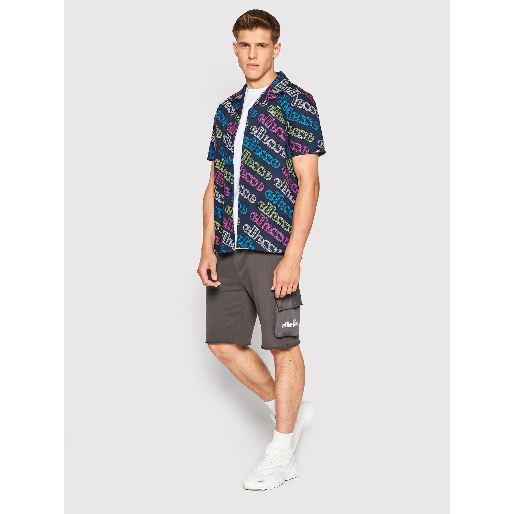 Ellesse Košile Bergia SHN15420 Tmavomodrá Regular Fit - Pepit.cz