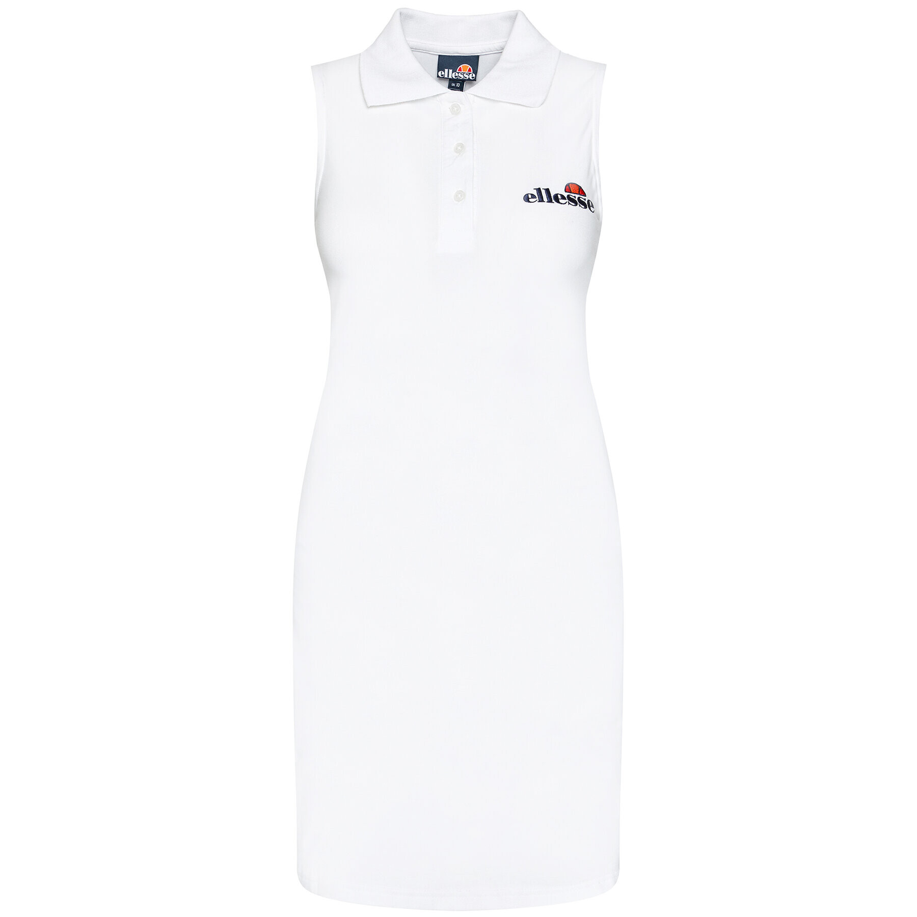 Ellesse Letní šaty Troph SGJ12894908 Bílá Slim Fit - Pepit.cz