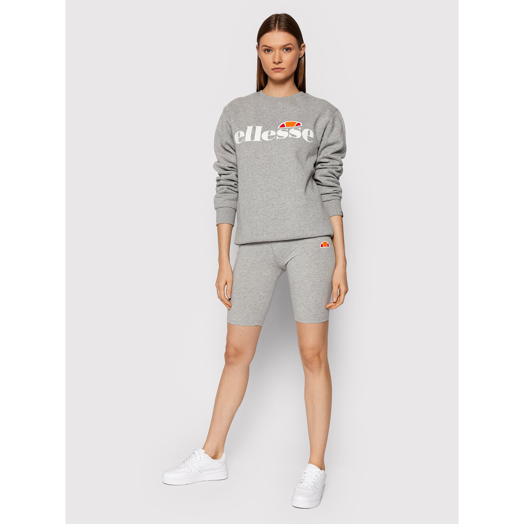 Ellesse Mikina Agata SGS03238 Šedá Regular Fit - Pepit.cz