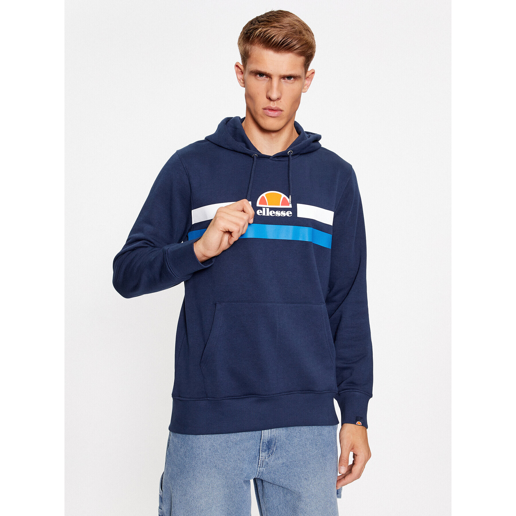 Ellesse Mikina Alroni SHR13709 Tmavomodrá Regular Fit - Pepit.cz