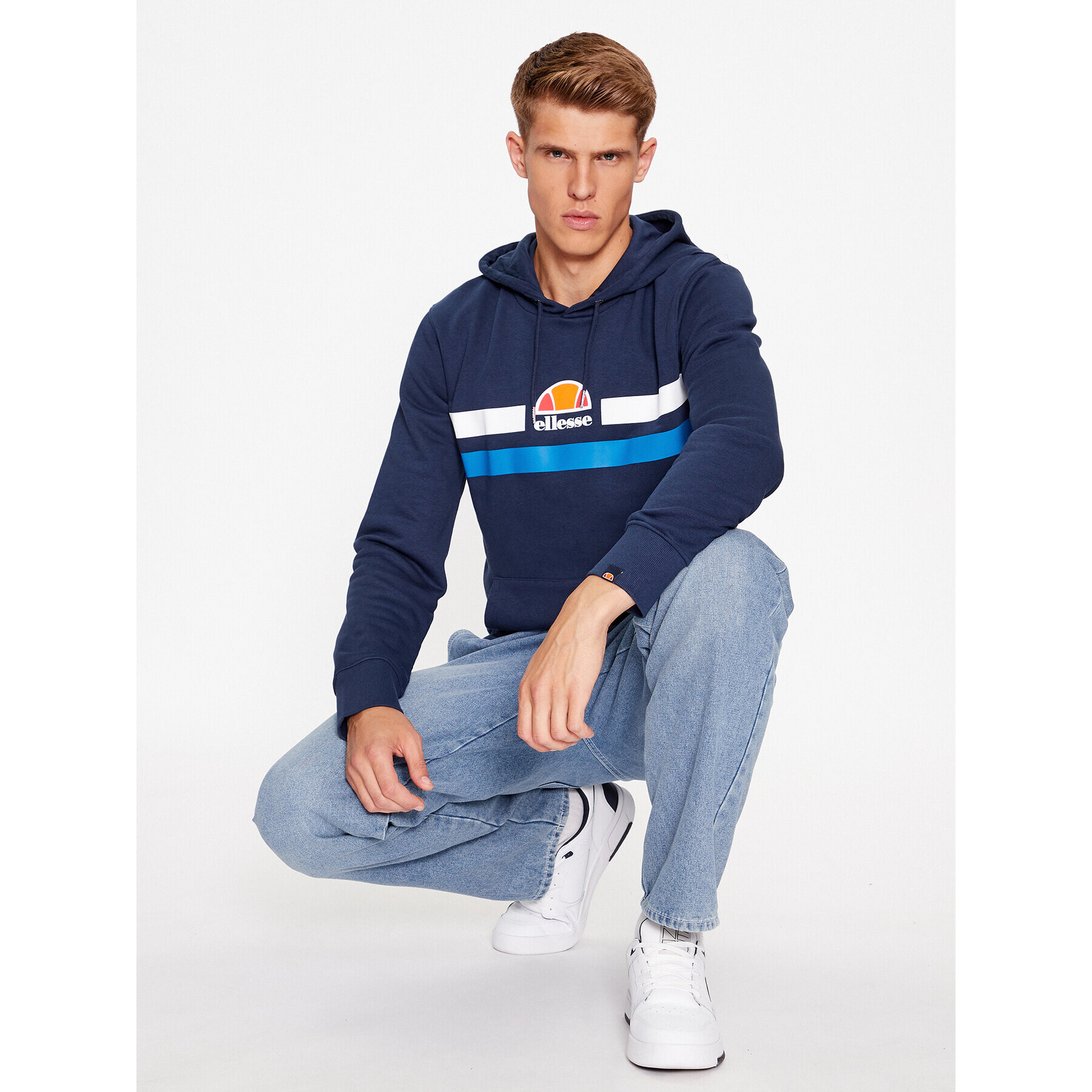 Ellesse Mikina Alroni SHR13709 Tmavomodrá Regular Fit - Pepit.cz