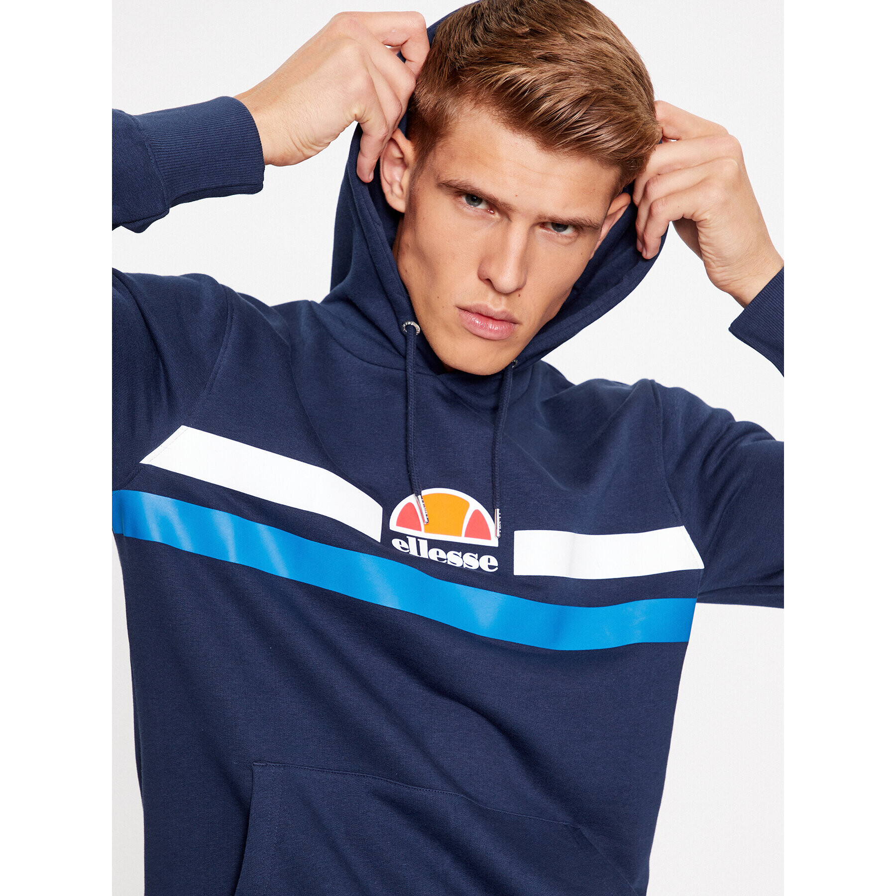 Ellesse Mikina Alroni SHR13709 Tmavomodrá Regular Fit - Pepit.cz