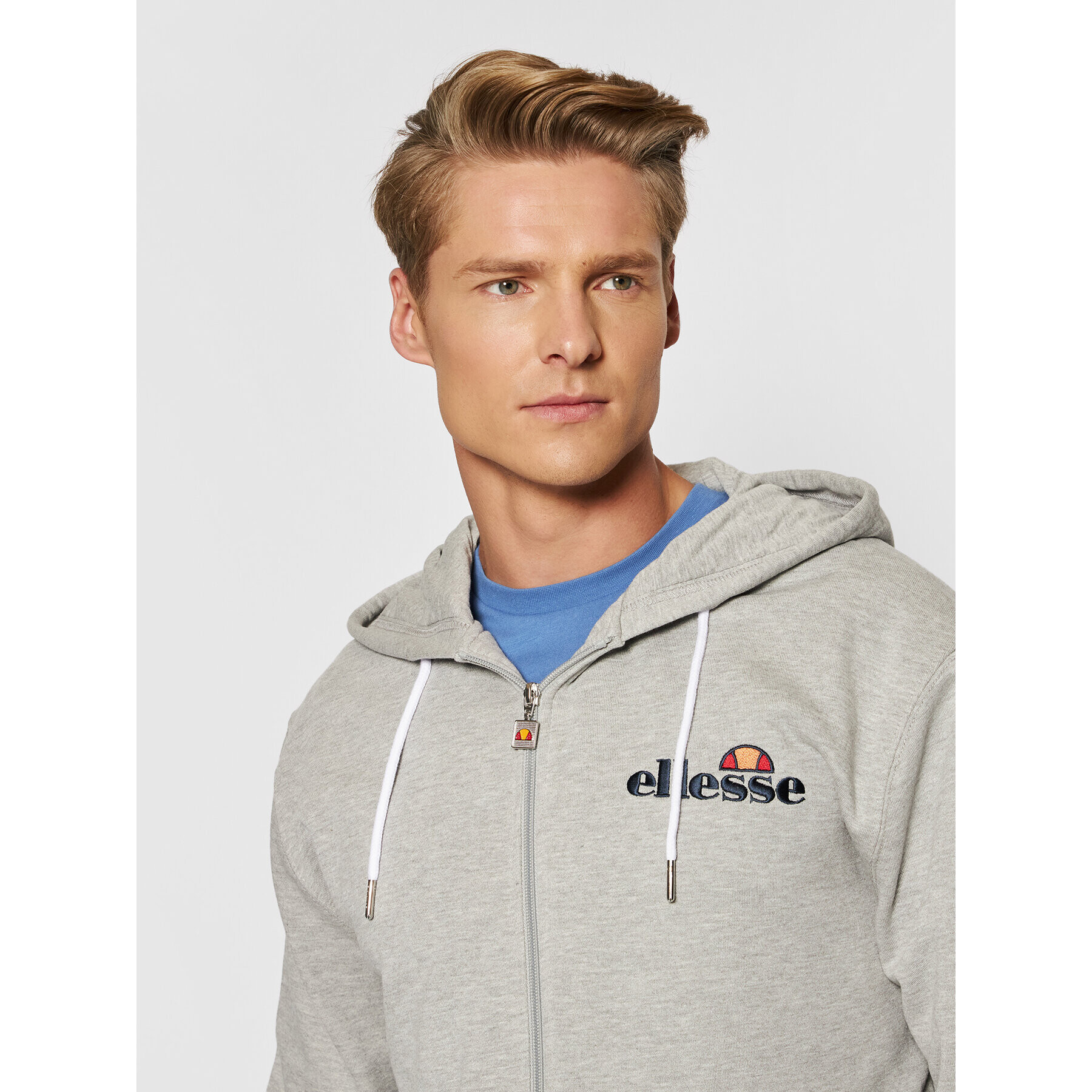 Ellesse Mikina Briero SHS08782 Šedá Regular Fit - Pepit.cz