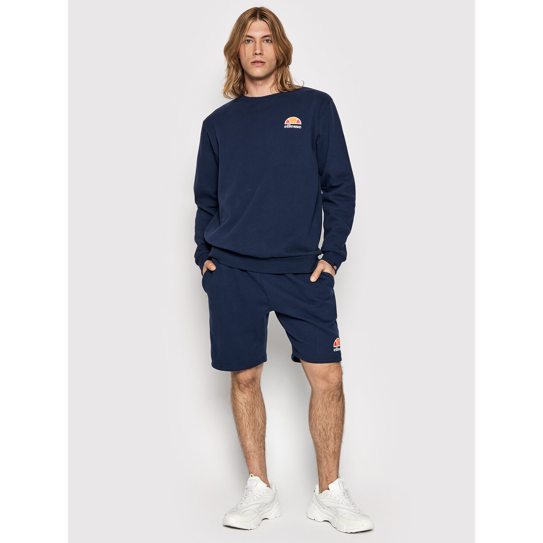 Ellesse Mikina Diveria SHS02215 Tmavomodrá Regular Fit - Pepit.cz