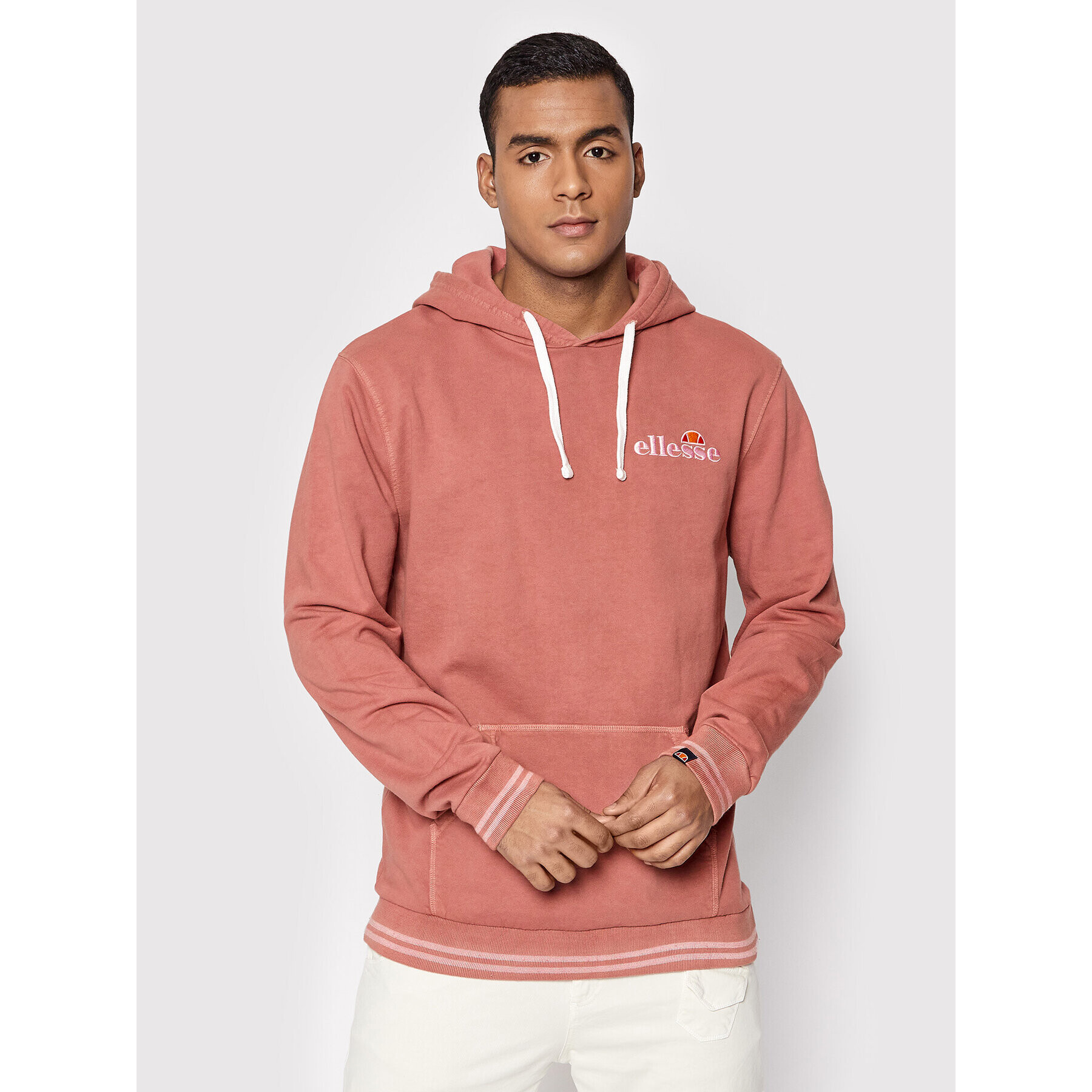 Ellesse Mikina Elder Oh SHL13265 Růžová Regular Fit - Pepit.cz