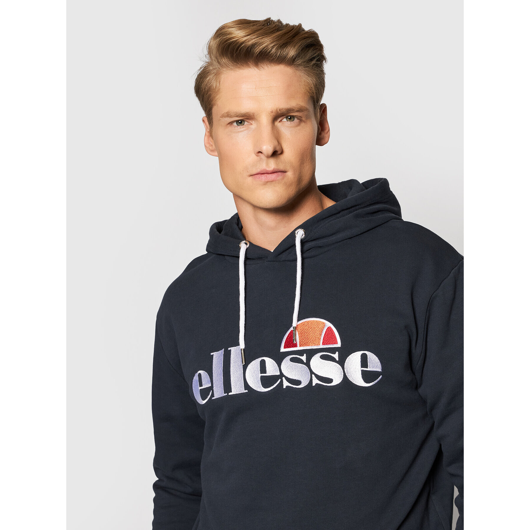 Ellesse Mikina Ferrer SHK13288 Tmavomodrá Regular Fit - Pepit.cz