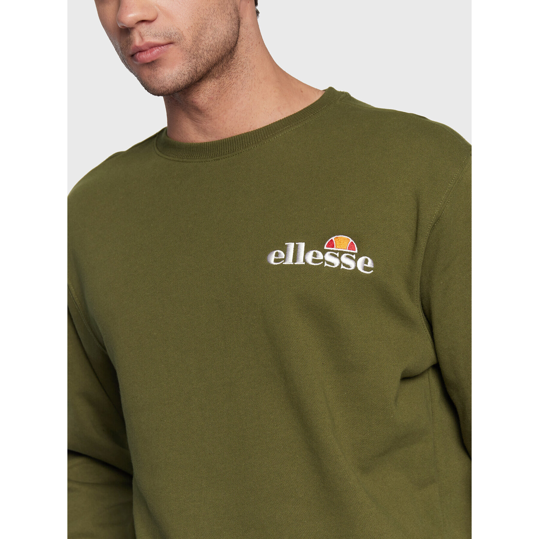 Ellesse Mikina Fierro SHS08784 Zelená Regular Fit - Pepit.cz