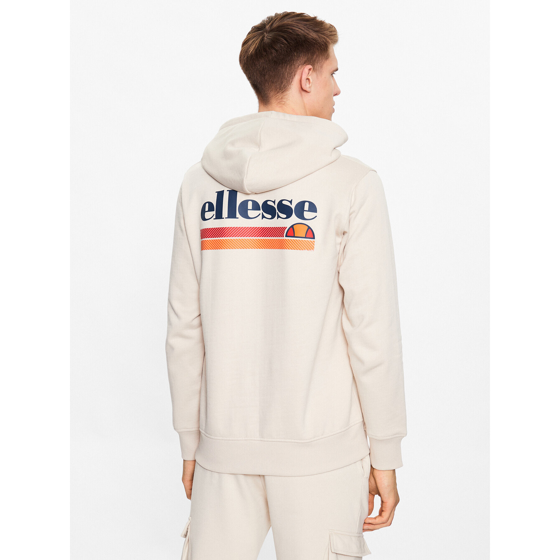 Ellesse Mikina Olevano SHR17716 Béžová Regular Fit - Pepit.cz