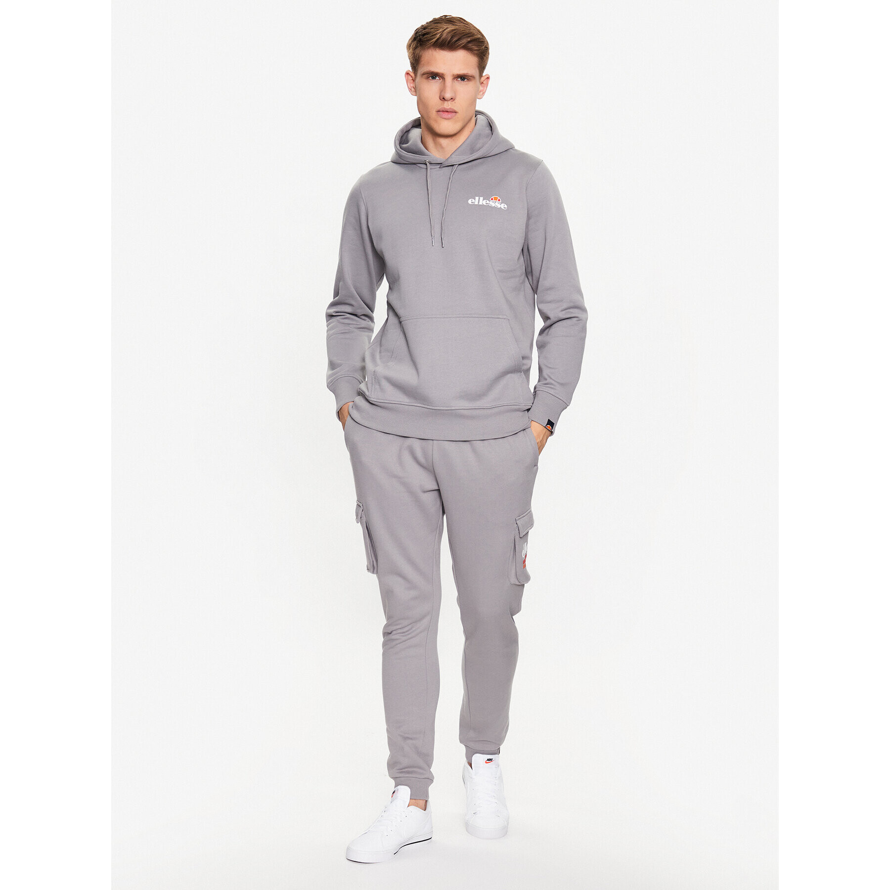 Ellesse Mikina Olevano SHR17716 Šedá Regular Fit - Pepit.cz