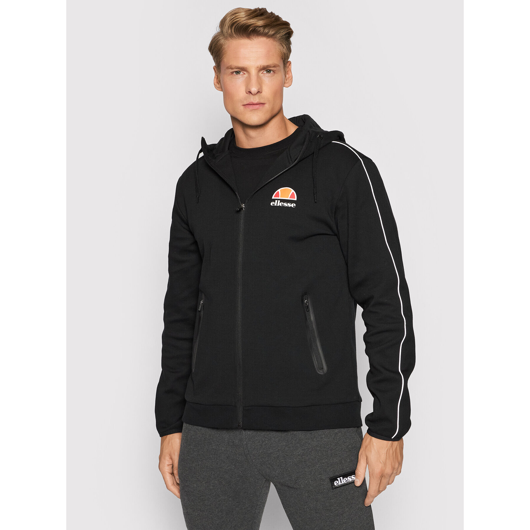 Ellesse Mikina Ornari SXG09896 Černá Regular Fit - Pepit.cz