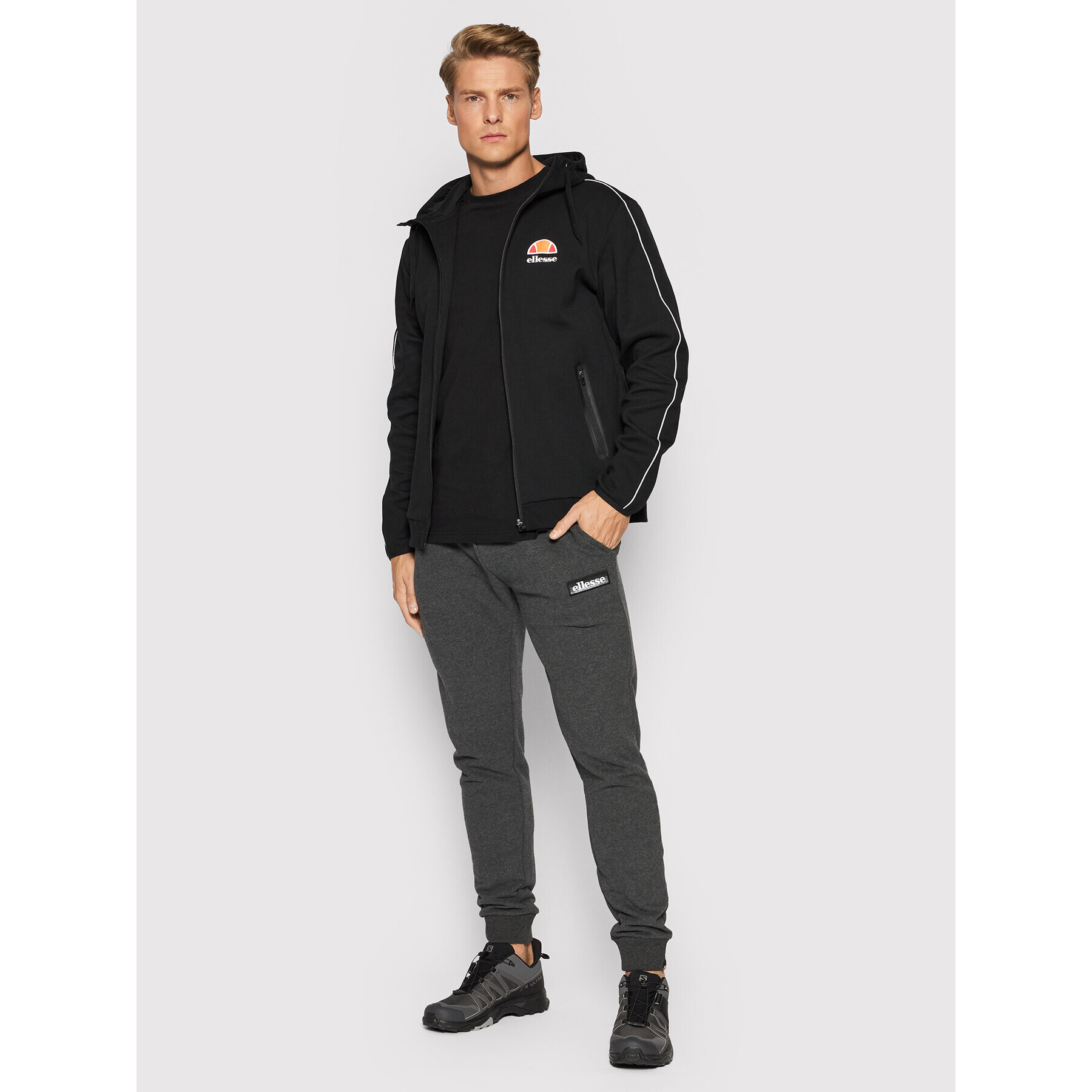 Ellesse Mikina Ornari SXG09896 Černá Regular Fit - Pepit.cz