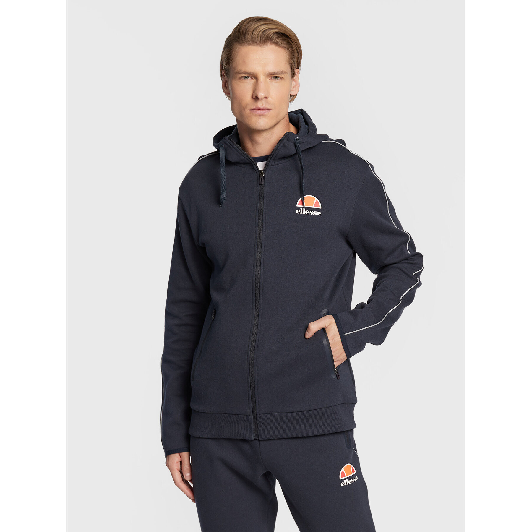 Ellesse Mikina Ornari SXG09896 Tmavomodrá Regular Fit - Pepit.cz