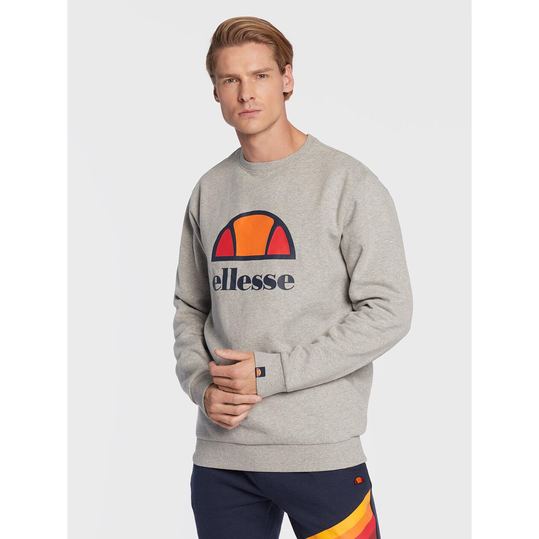 Ellesse Mikina Perc SXG12638 Šedá Regular Fit - Pepit.cz