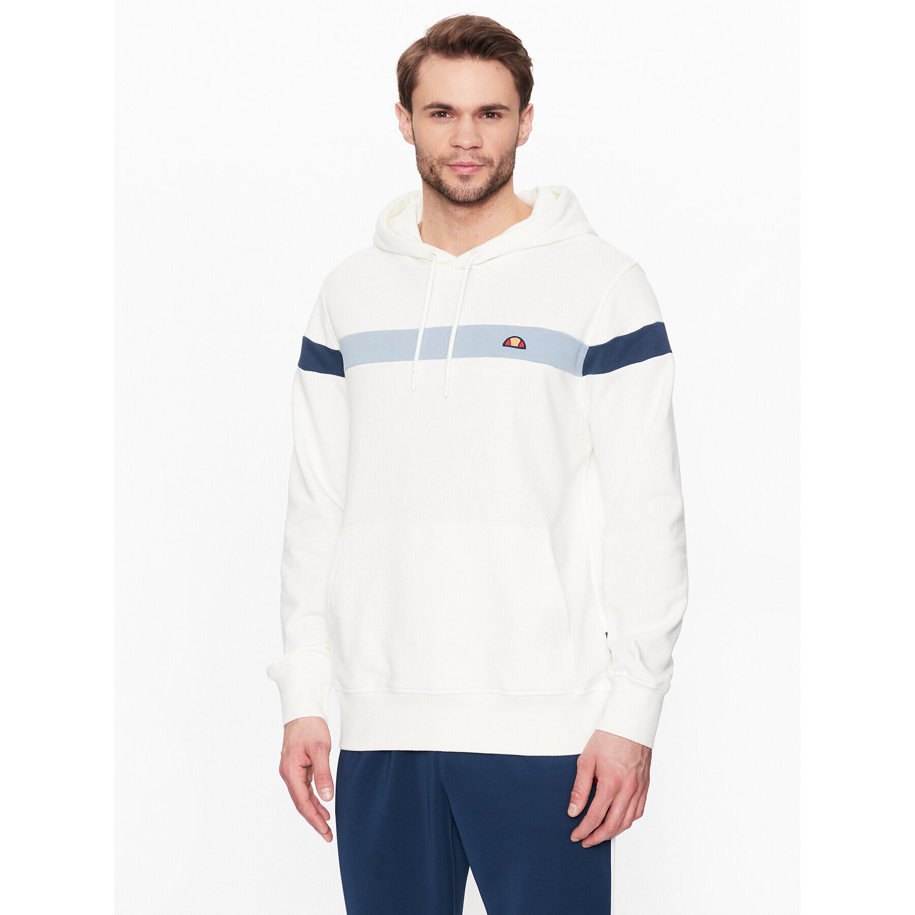 Ellesse Mikina Pietro SHR17434 Bílá Regular Fit - Pepit.cz