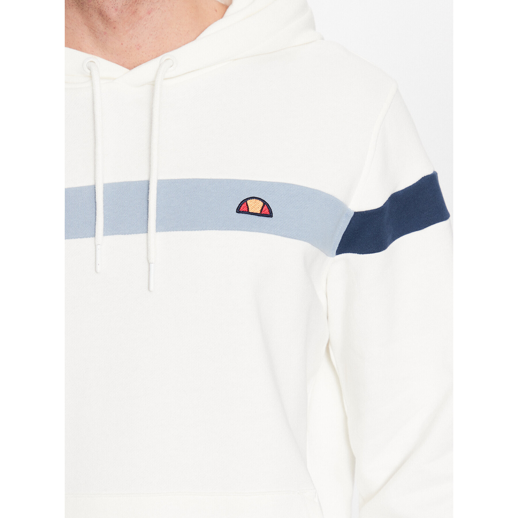 Ellesse Mikina Pietro SHR17434 Bílá Regular Fit - Pepit.cz