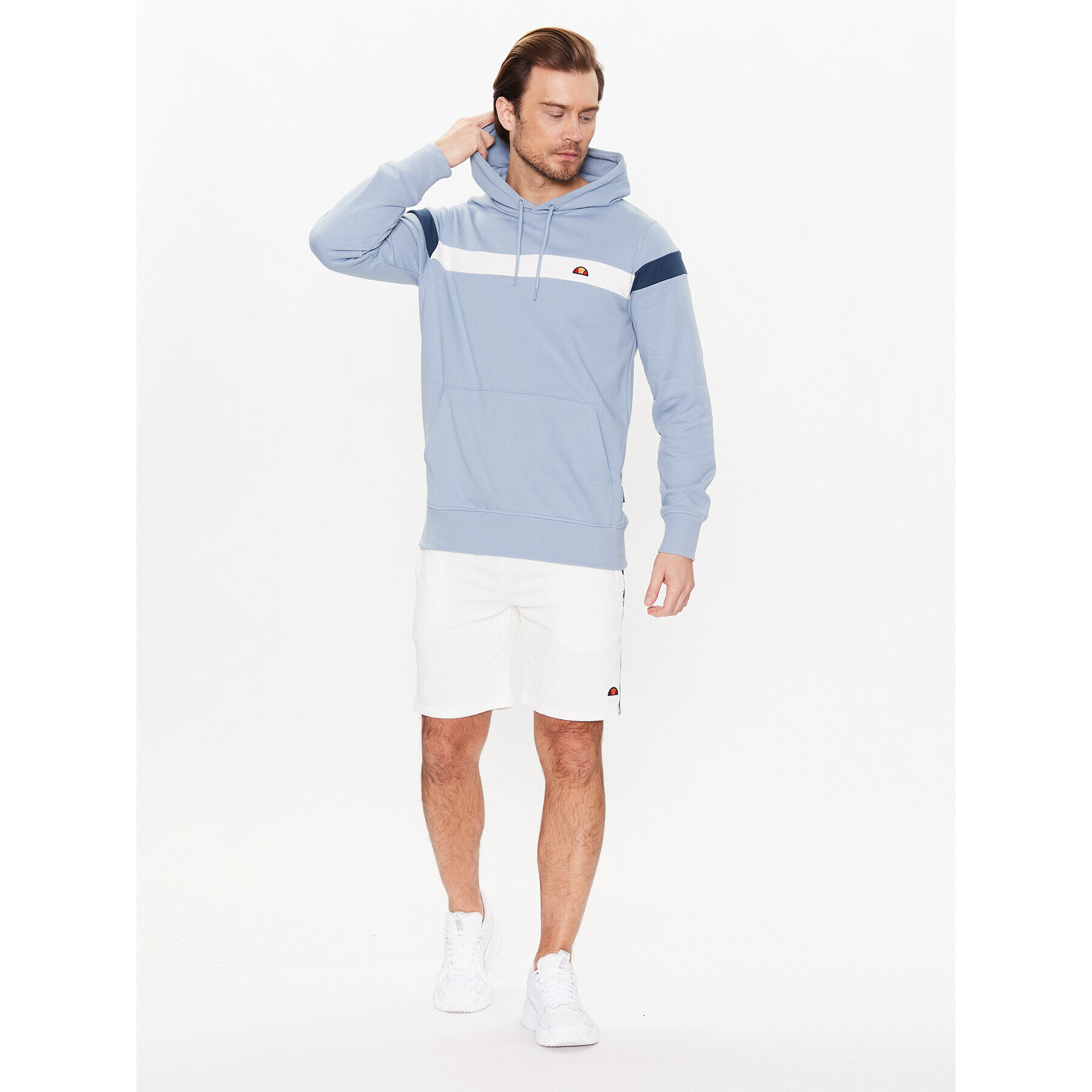 Ellesse Mikina Pietro SHR17434 Modrá Regular Fit - Pepit.cz