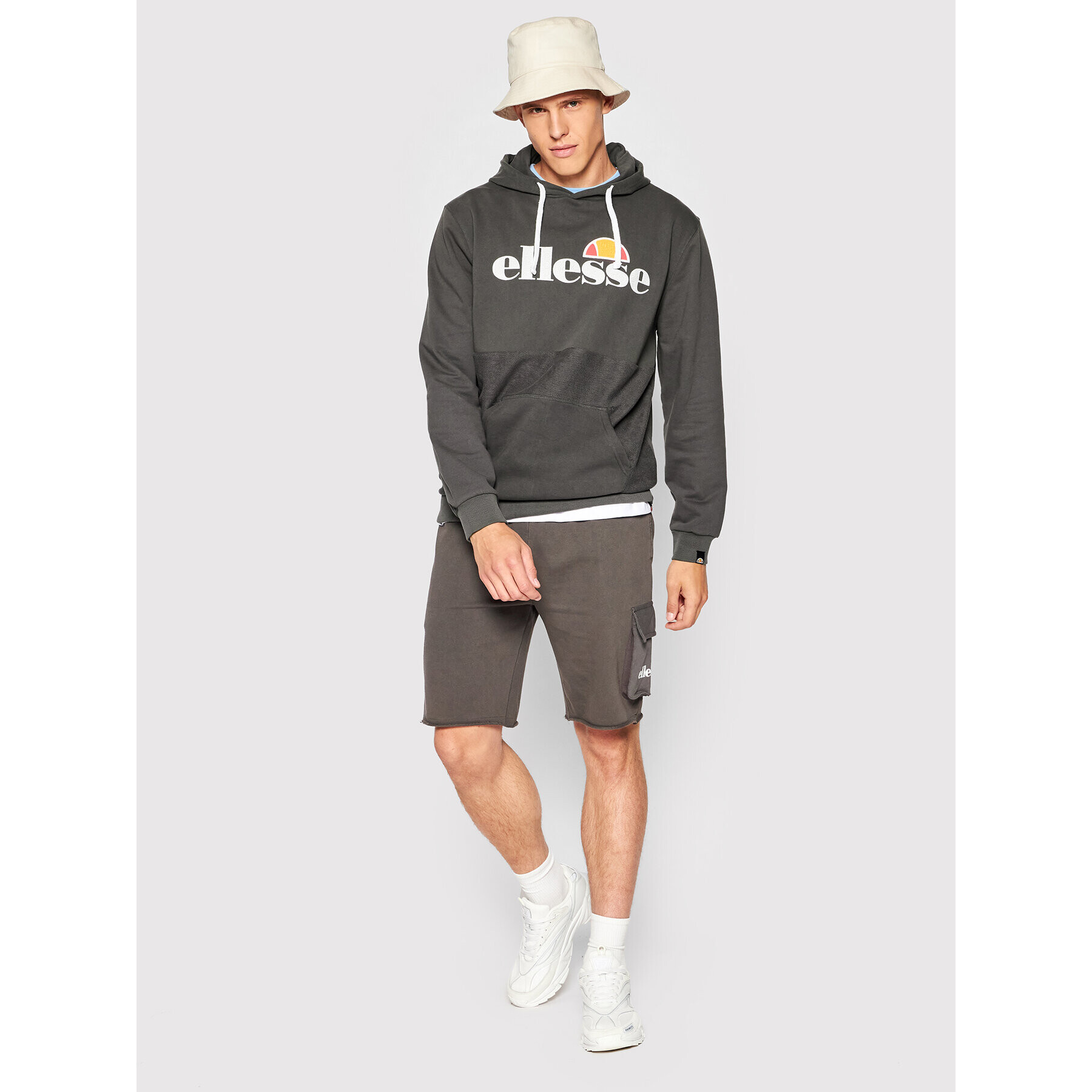 Ellesse Mikina Plessa Oh SHN15152 Šedá Regular Fit - Pepit.cz