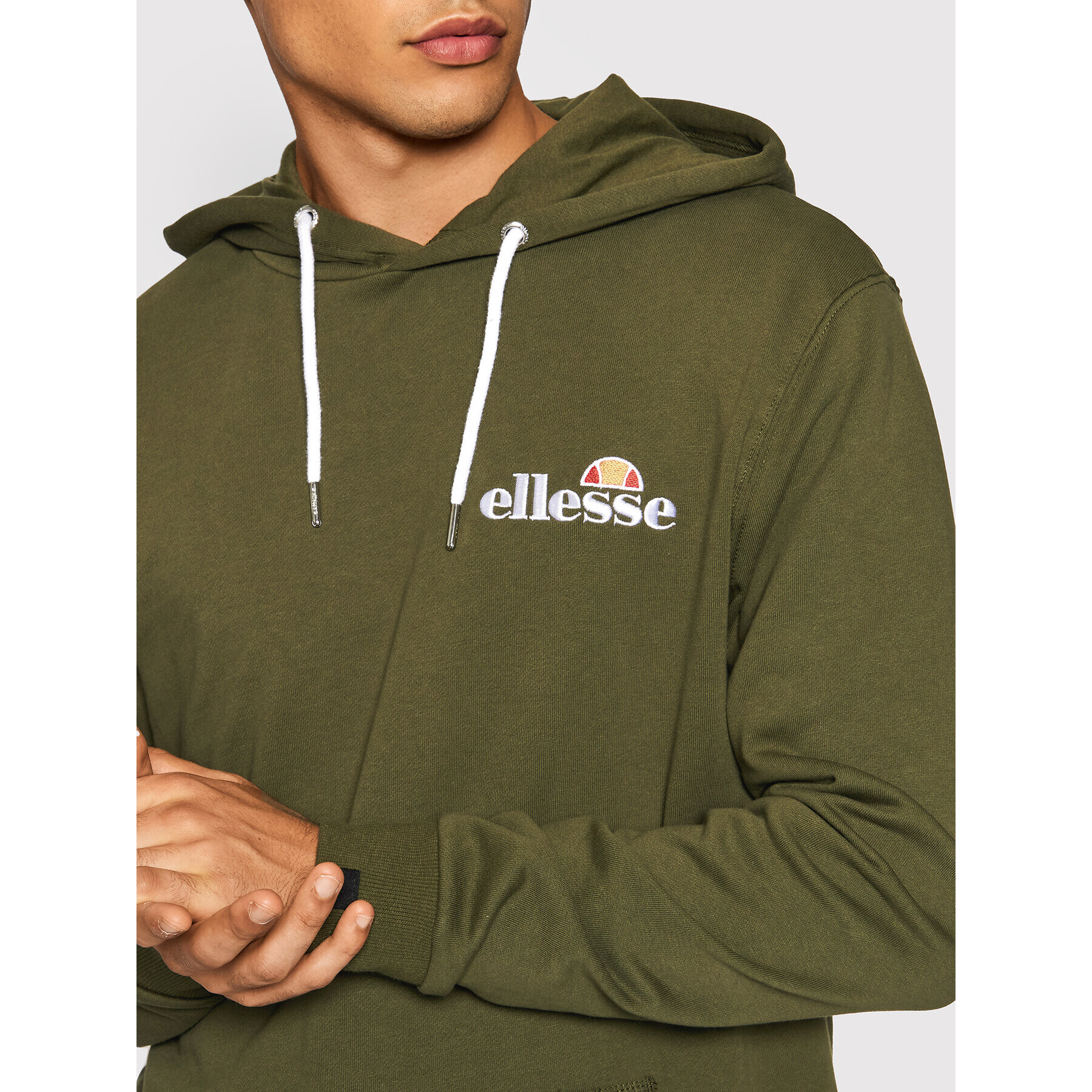 Ellesse Mikina Primero SHS08781 Zelená Regular Fit - Pepit.cz