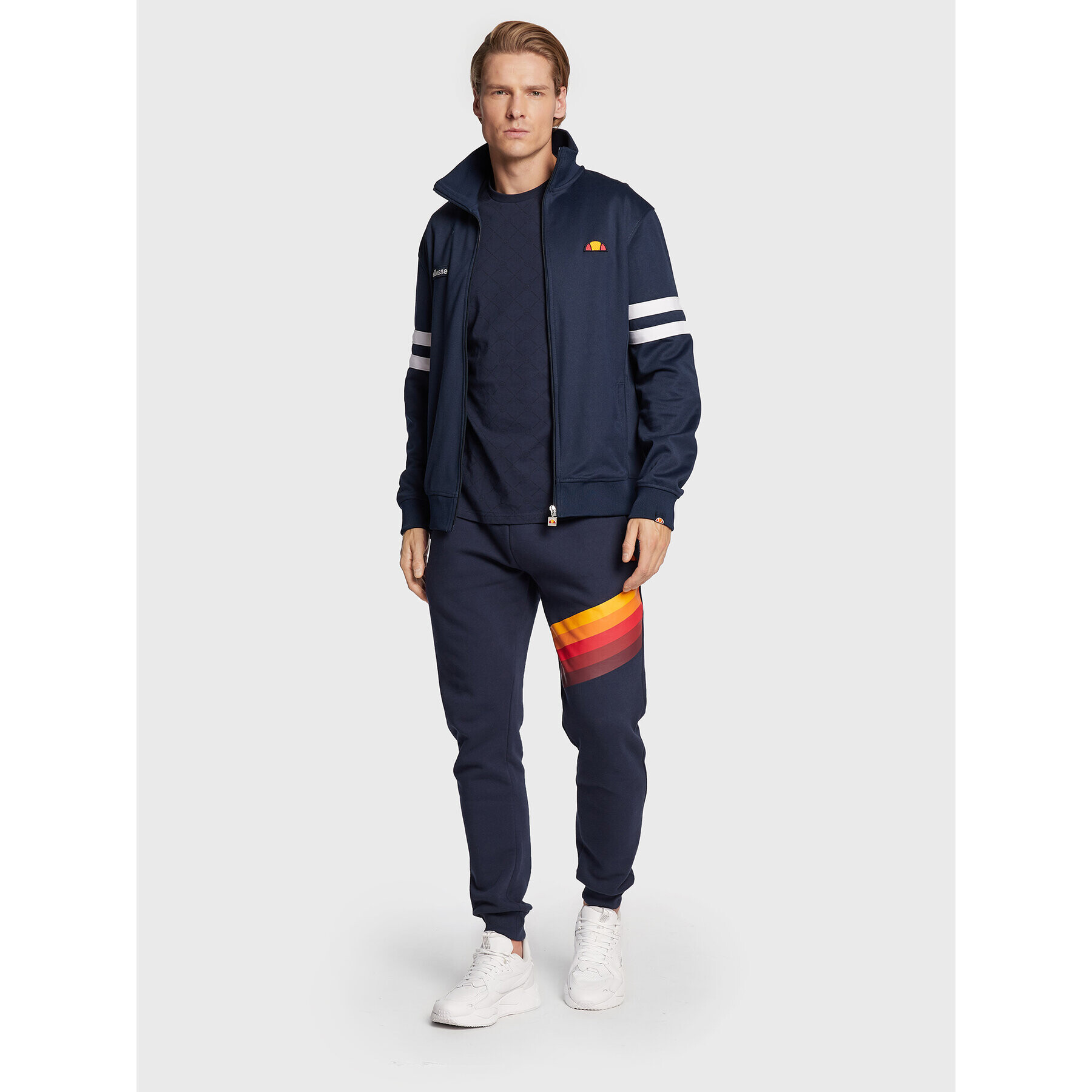 Ellesse Mikina Roma SHN14703 Tmavomodrá Regular Fit - Pepit.cz