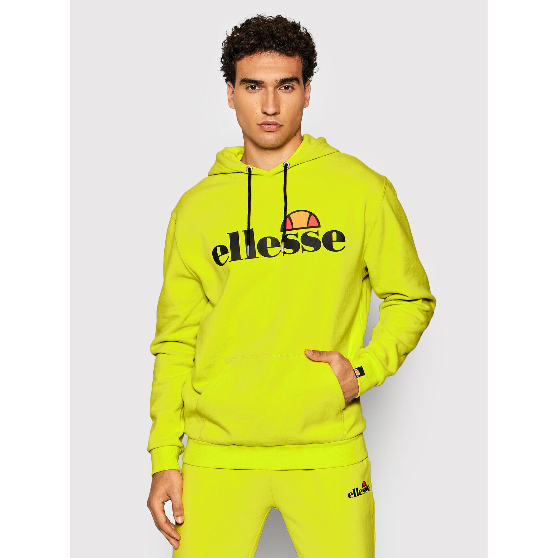 Ellesse Mikina Sl Gottero Oh SHK07407 Zelená Regular Fit - Pepit.cz