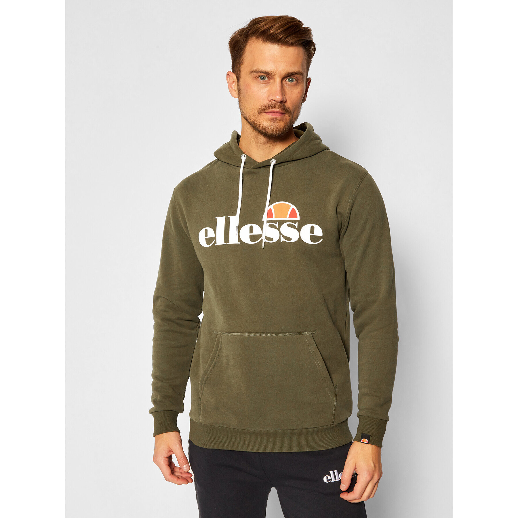 Ellesse Mikina Sl Gottero SHC07407 Zelená Loose Fit - Pepit.cz